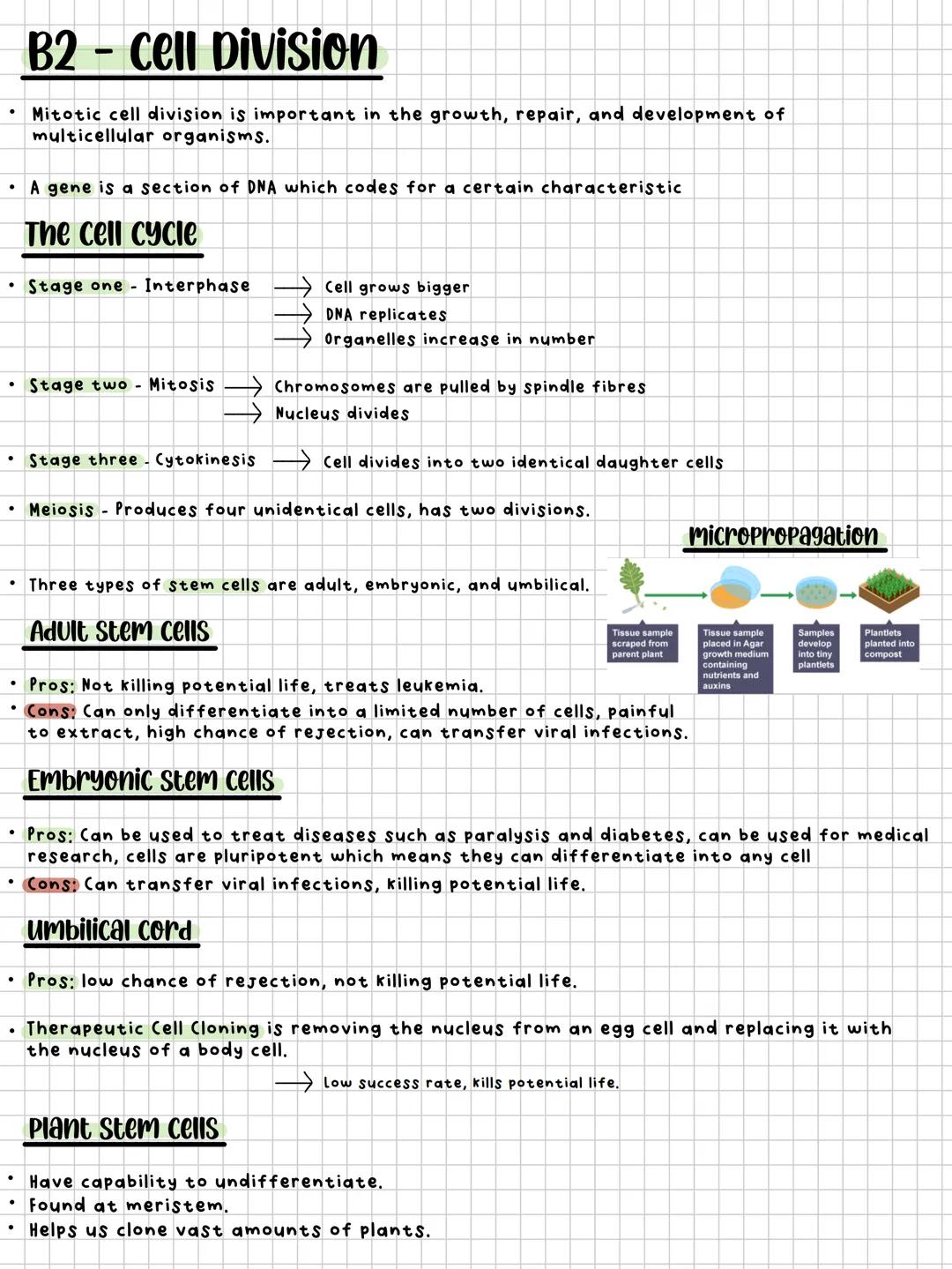 BI - Cells
.
Magnification = size of image / size of real object
I
H☑
ажи
• Resolution is how clearly you can distinguish between two points