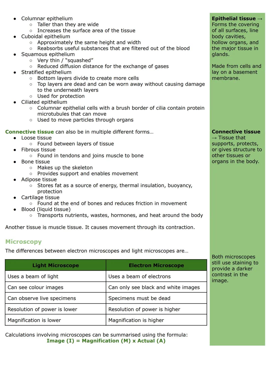 Cell Structure and Organisation
Types of Cells and Organelles
All living organisms are made of one or more cells surrounded by a plasma/cell