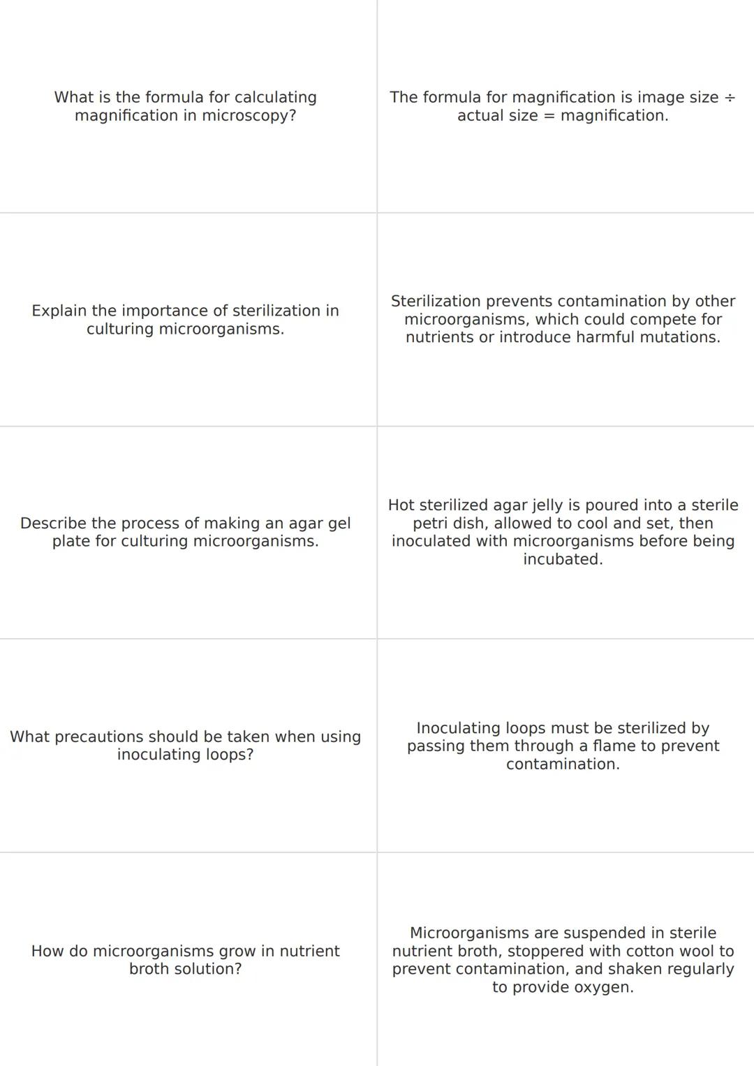 Describe the two main types of cells.
The two main types of cells are eukaryotic
and prokaryotic. Eukaryotic cells are larger
and more compl