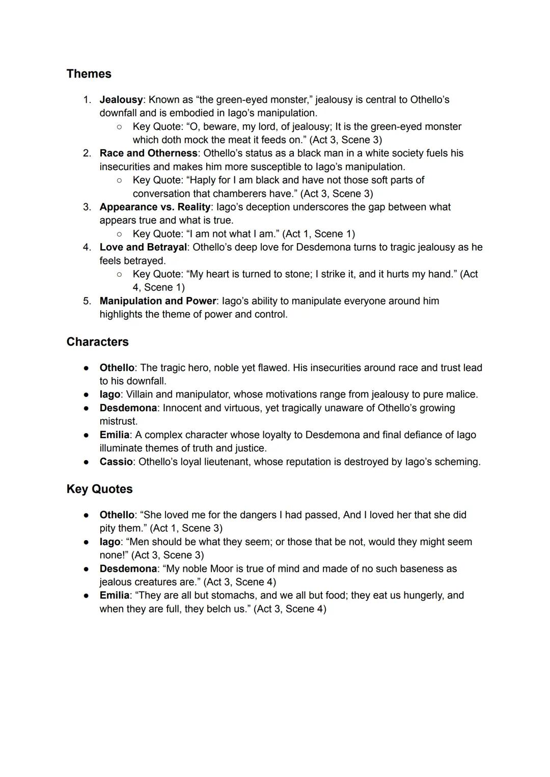 A01: Detailed, Informed Responses
Demonstrate a thorough understanding of the play's characters, themes, and plot.
.
Key ideas to explore in