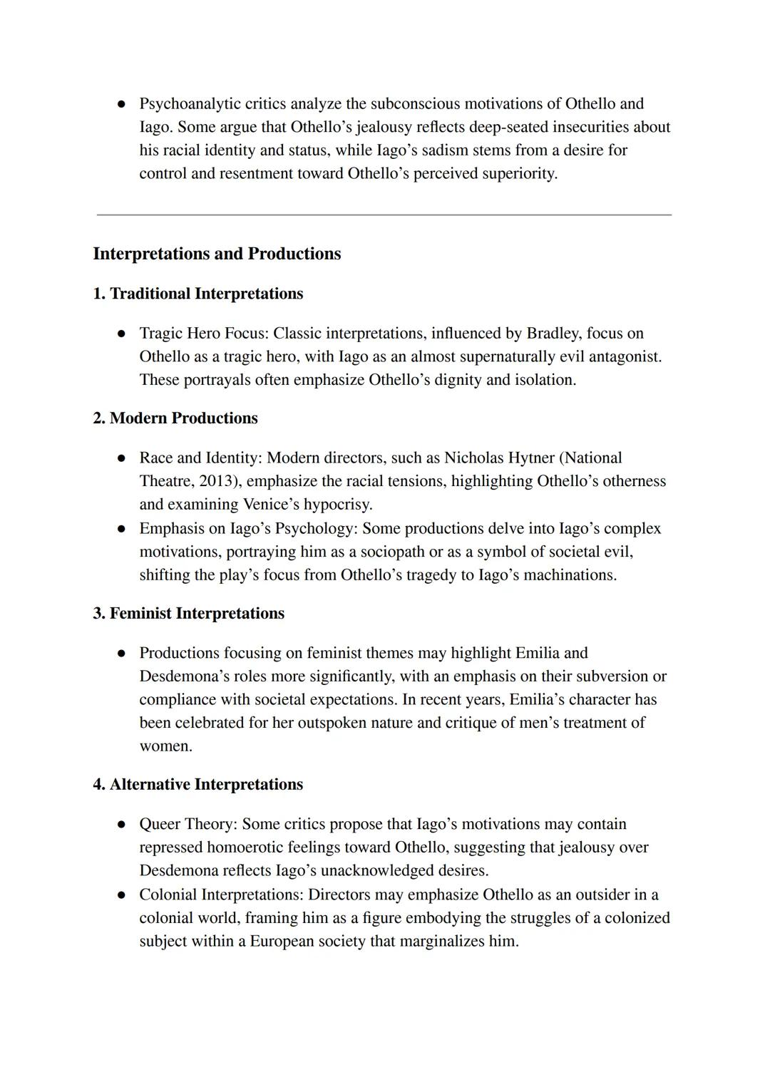 A01: Detailed, Informed Responses
Demonstrate a thorough understanding of the play's characters, themes, and plot.
.
Key ideas to explore in