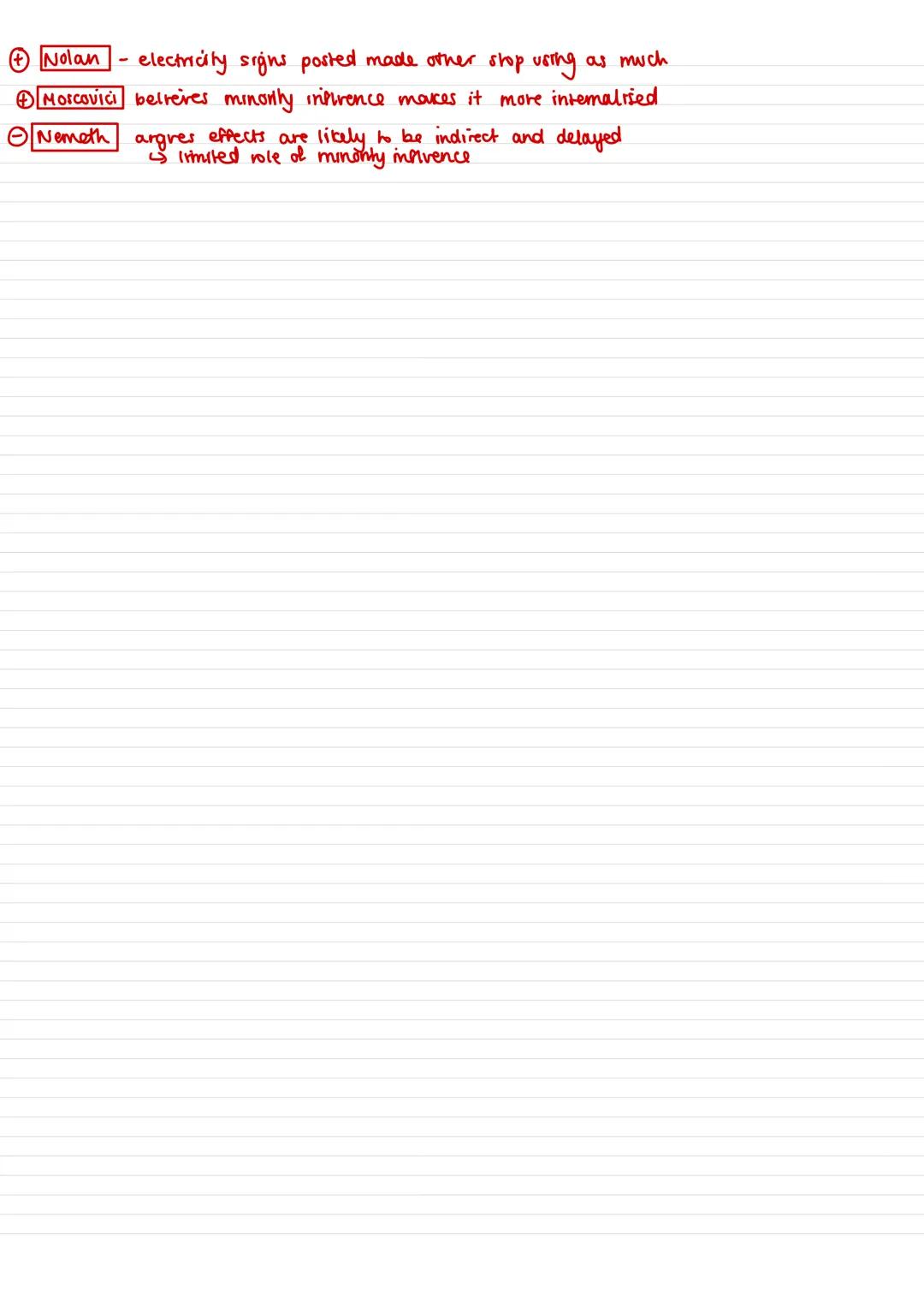 -
Conformity changing your behaviour due to actual or imagined pressure from a peer
group.
TYPES:
compliance - public belief changes, privat