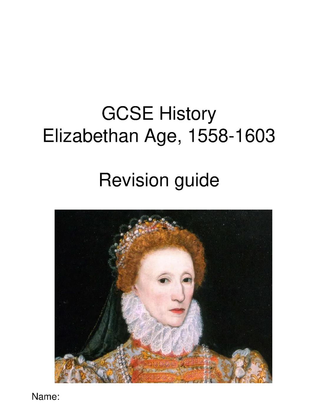 elizabeth revision guide
