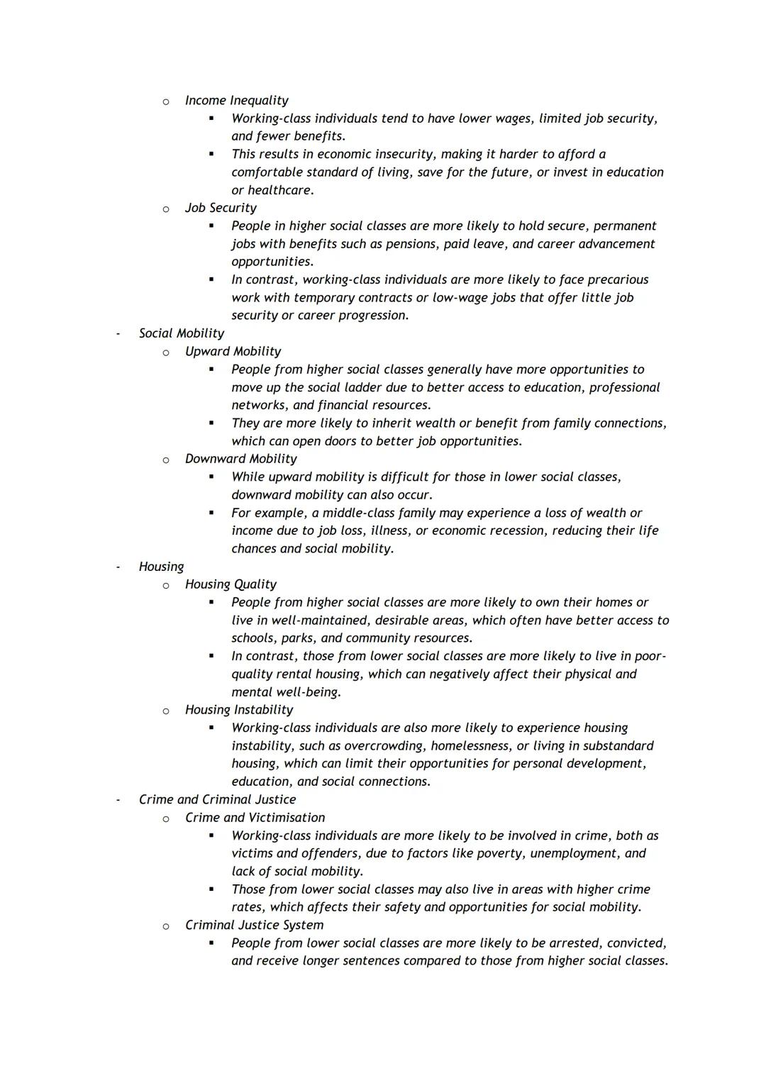 # Social Class
Patterns and Trends in Relation to Work and Employment
- Focuses on how people's social class backgrounds influence their a