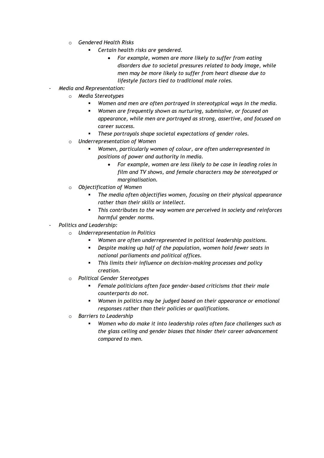 # Gender
Patterns and Trends in Relation to Work and Employment
- Gender Segregation in the Workplace
- Horizontal Segregation
- This