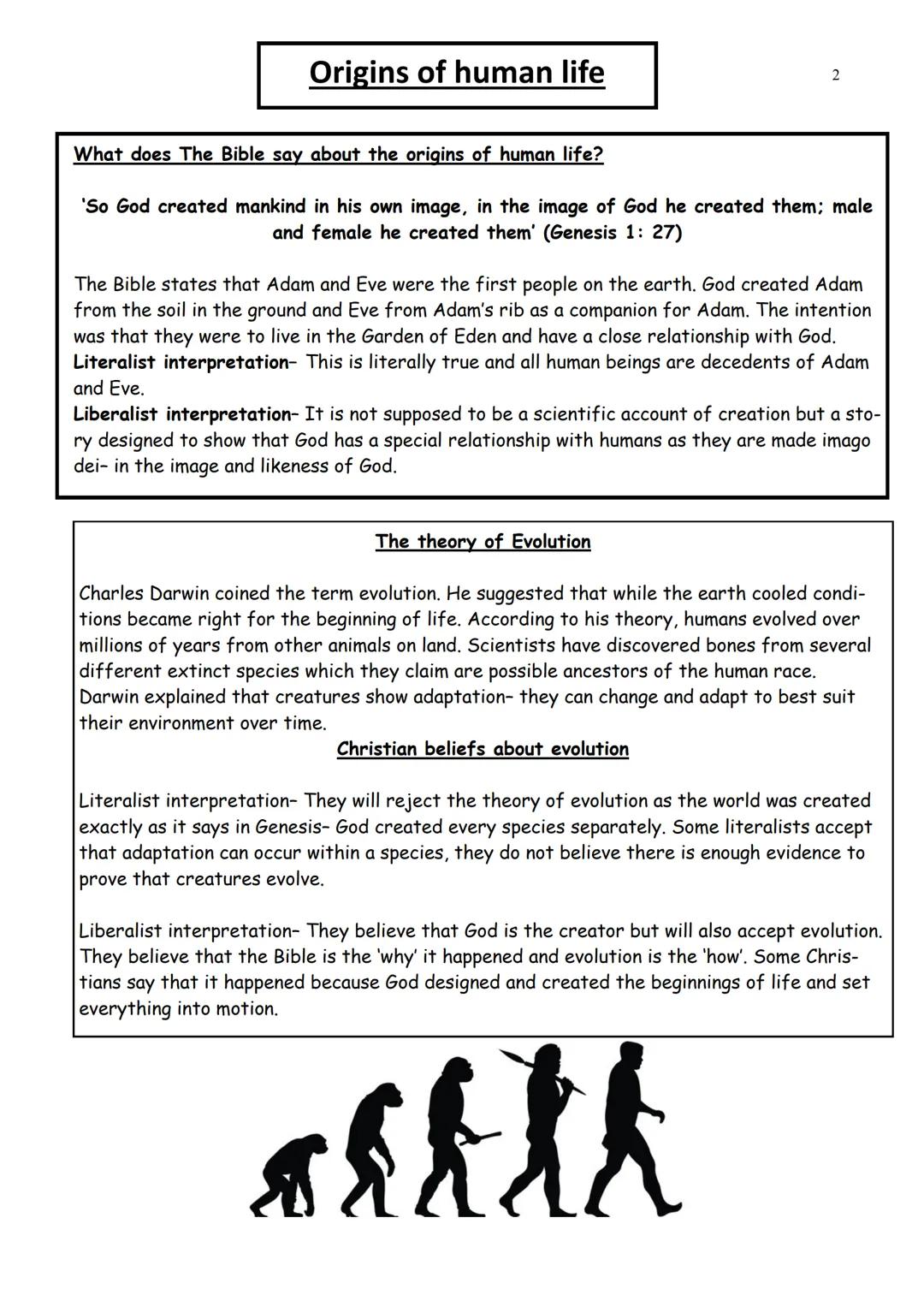 # Theme B- Religion and Life
1
Key Terms
Literalist- A person who believes the Bible is 100% true and factual. They believe that the Bibl
