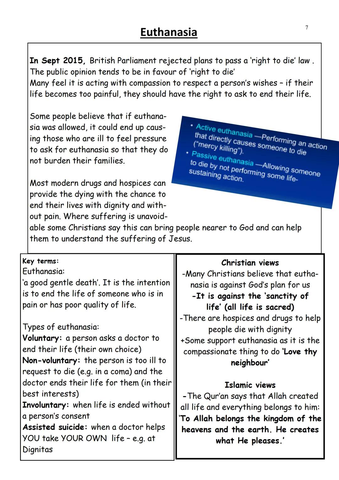 # Theme B- Religion and Life
1
Key Terms
Literalist- A person who believes the Bible is 100% true and factual. They believe that the Bibl