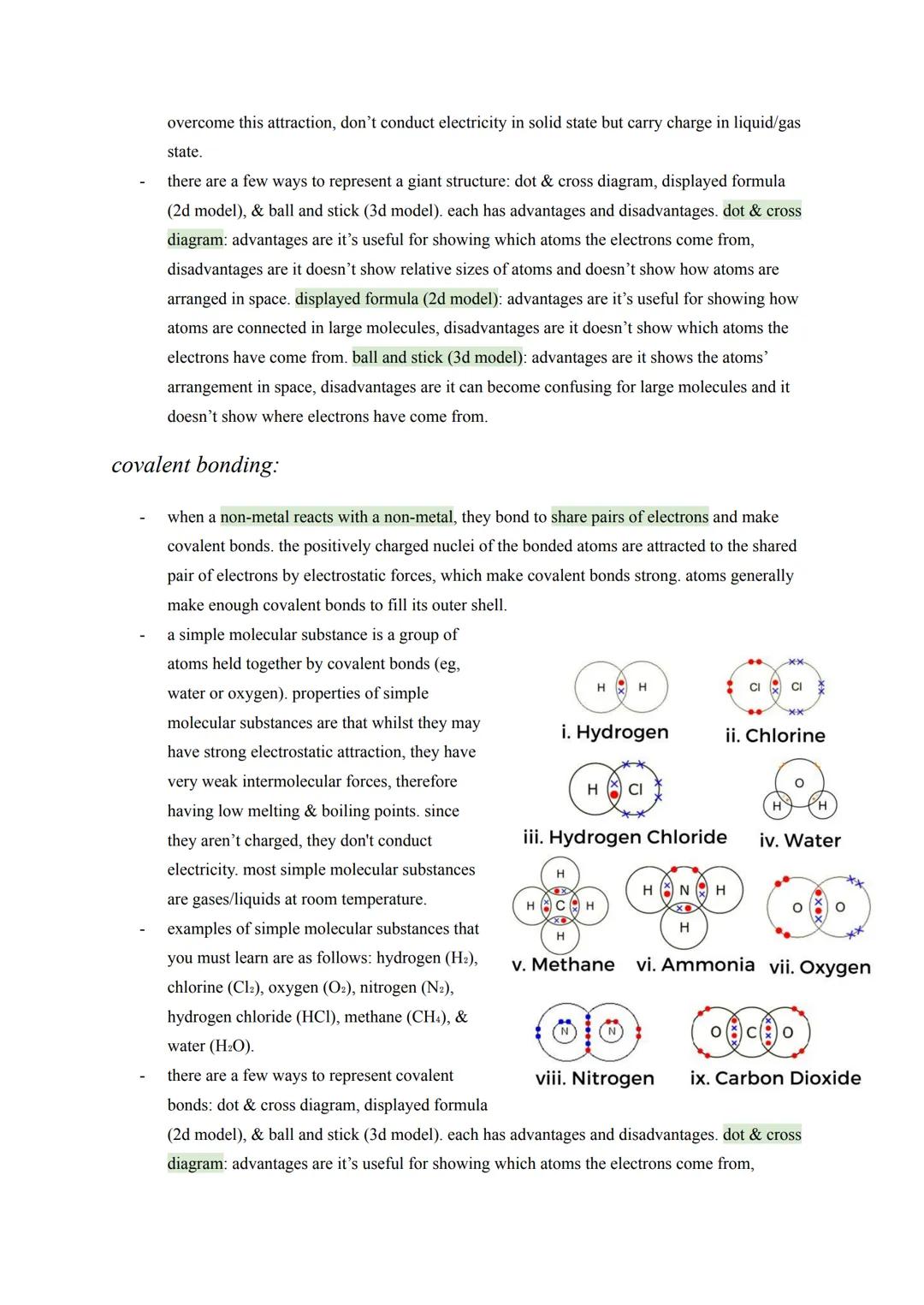# chemistry: bonding, structure, &
# properties of matter
chemical bonds:
- atoms combine with other atoms through the movement of electro