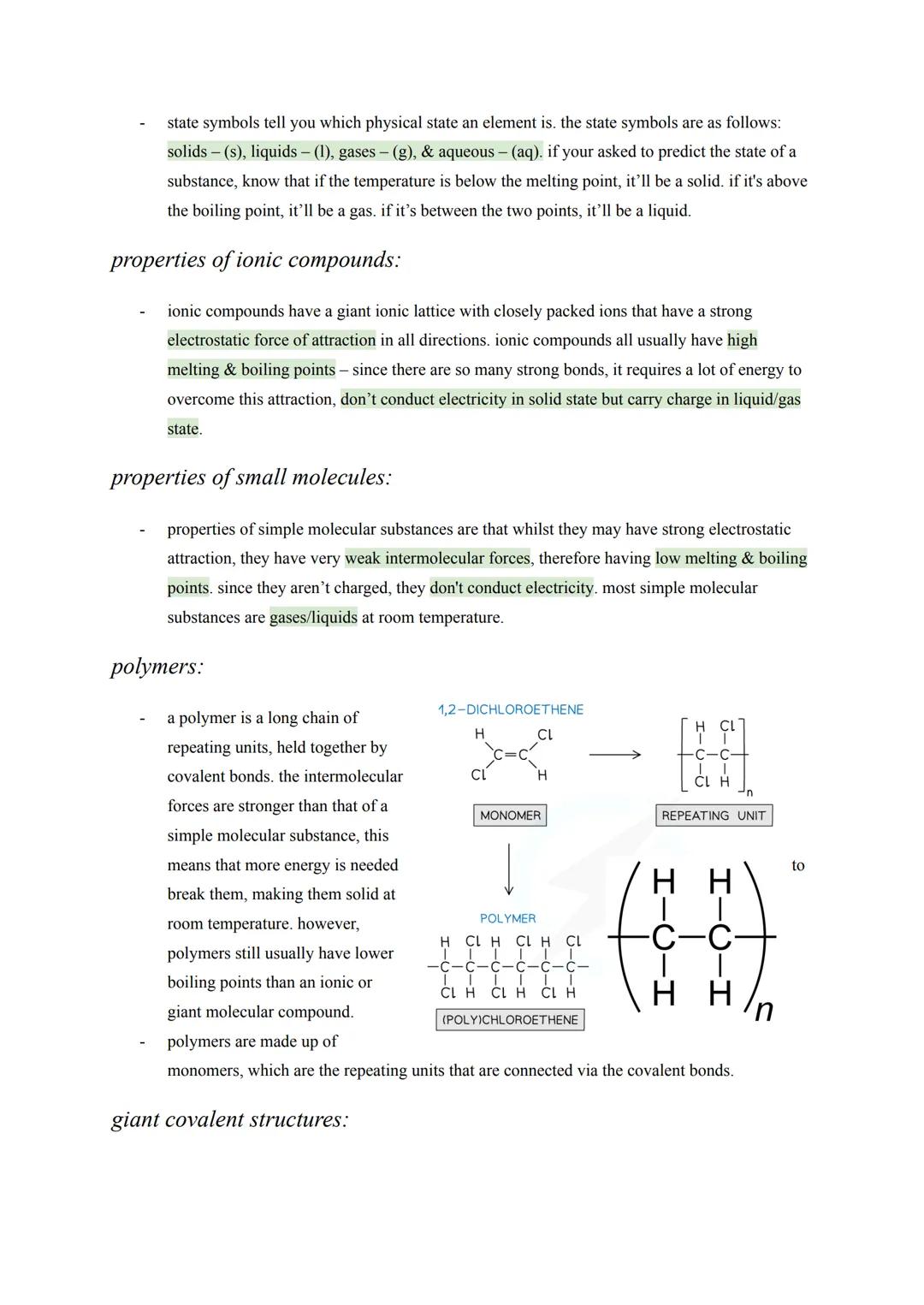# chemistry: bonding, structure, &
# properties of matter
chemical bonds:
- atoms combine with other atoms through the movement of electro
