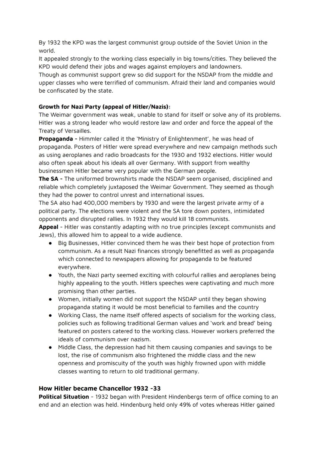 GCSE History Weimar and Nazi Germany
Weimar Nazi
The Weimar Republic 1918 - 1929
The Origins of the Republic 1918 - 19
The Legacy of the Fir