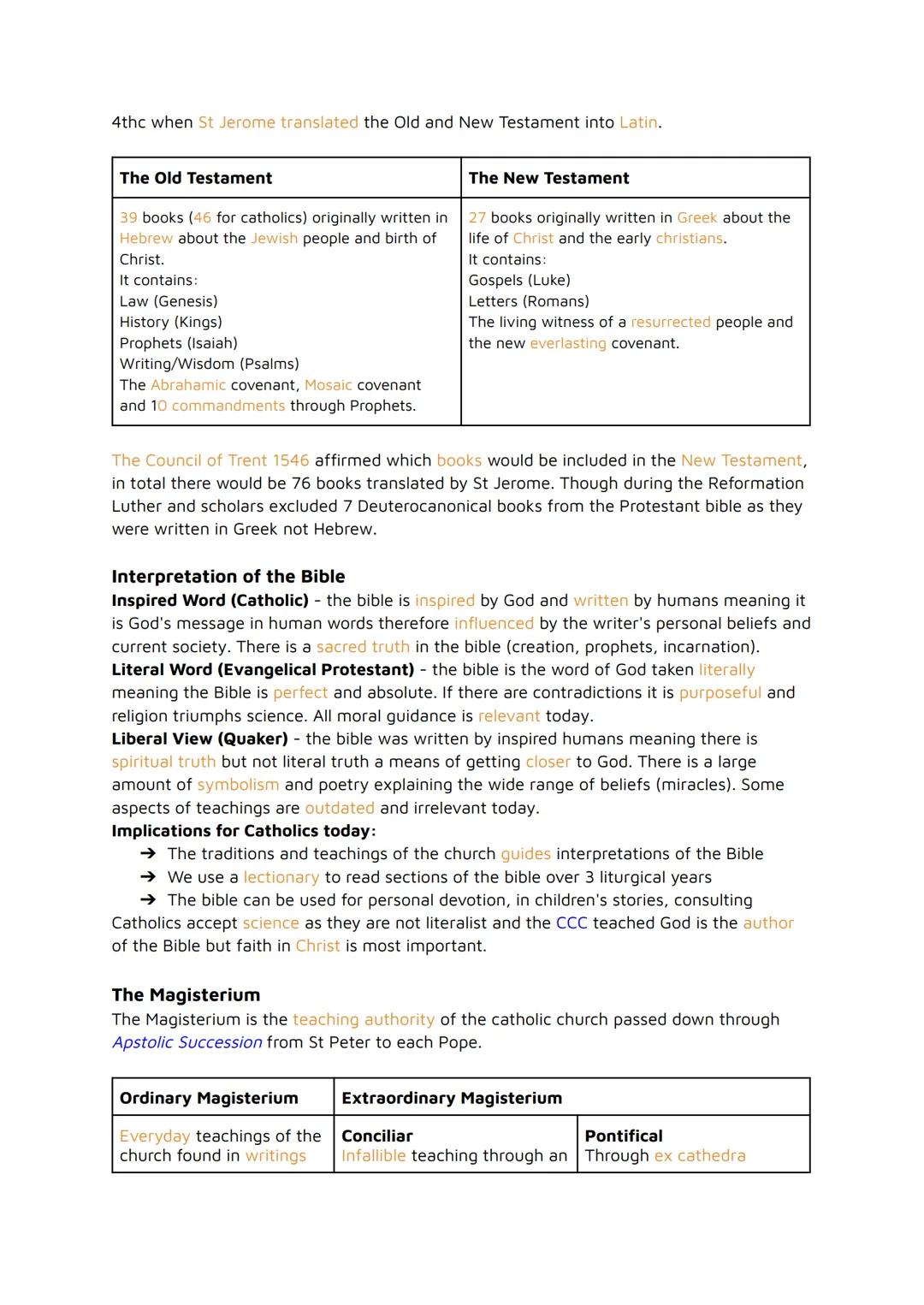 GCSE RE Catholic Christanity
Beliefs Practices Sources Forms
Catholic Beliefs
Trinity
God is one unequalled, unparalleled and undivided bein