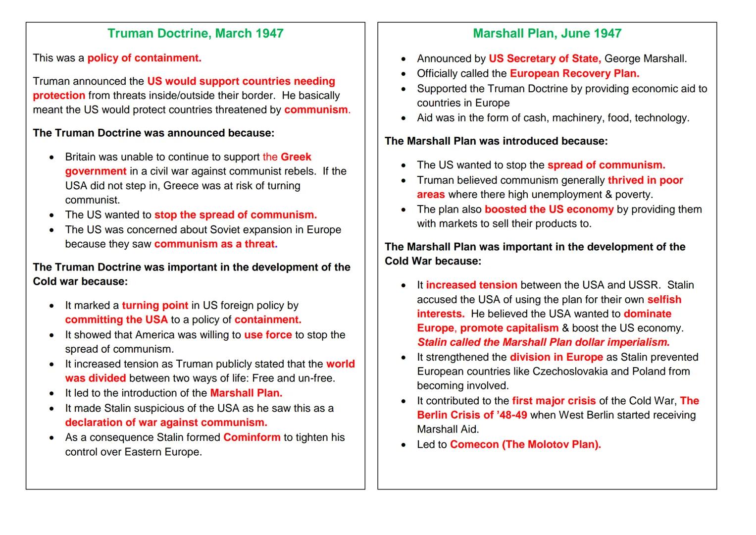AQA GCSE History
End of Year Exam Revision
Unit 1
International Relations:
Conflict and Peace in the 20th
Century International Relations To