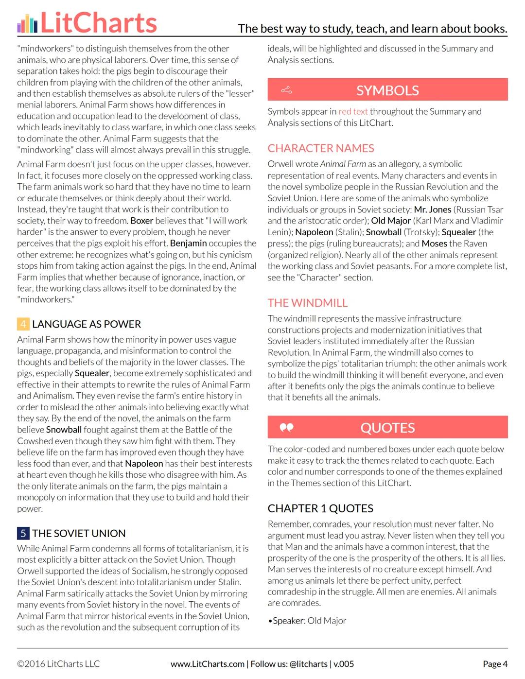 LitCharts
The best way to study, teach, and learn about books.
Animal Farm
INTRO
BRIEF BIOGRAPHY OF GEORGE ORWELL
Eric Blair was born and sp