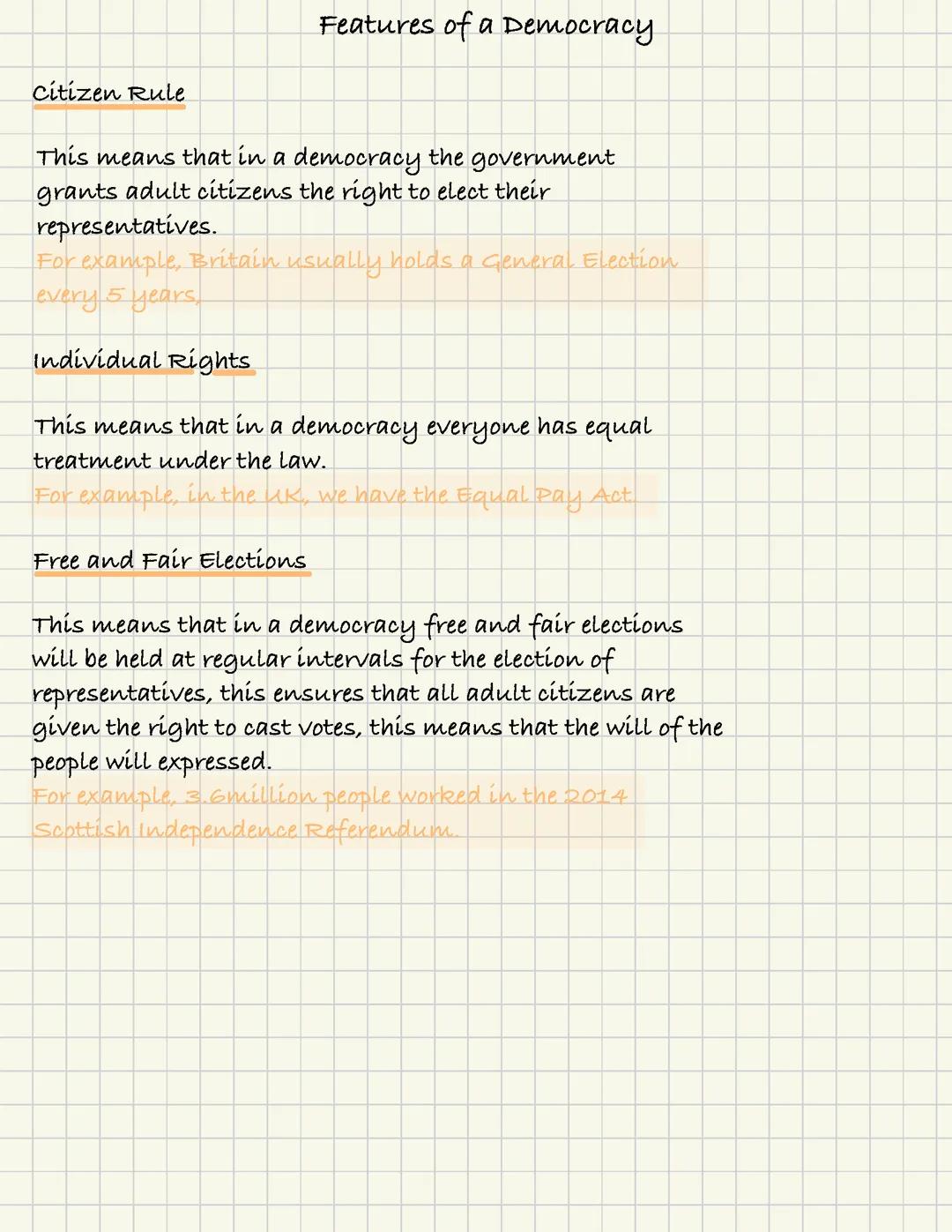 Democracy in The UK N5