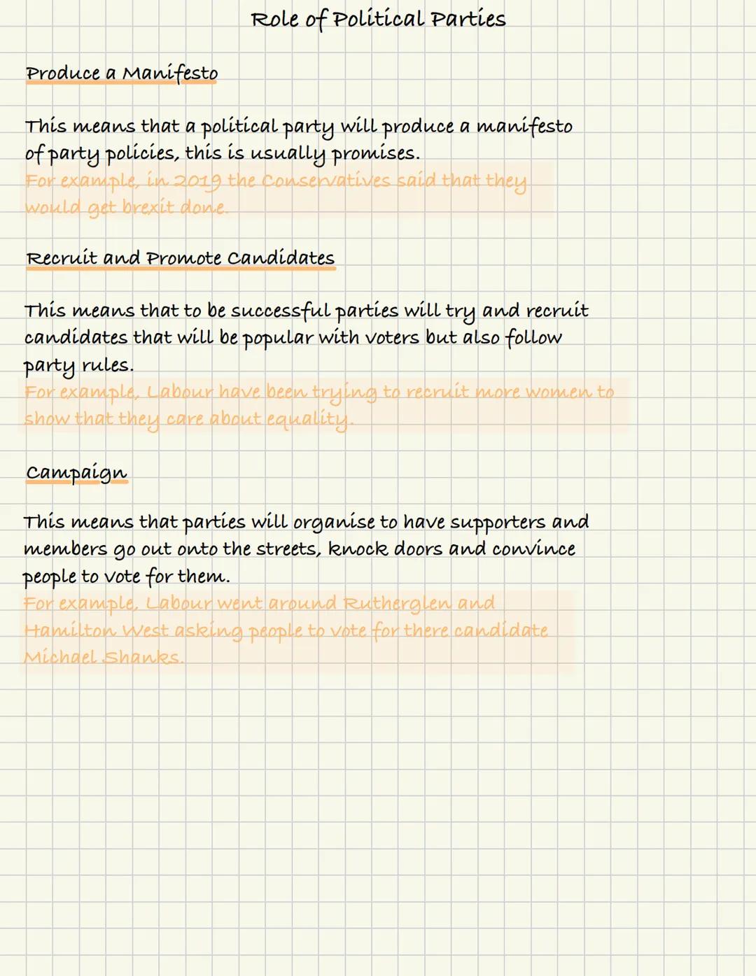 Features of a Democracy
Citizen Rule
This means that in a democracy the government
grants adult citizens the right to elect their
representa