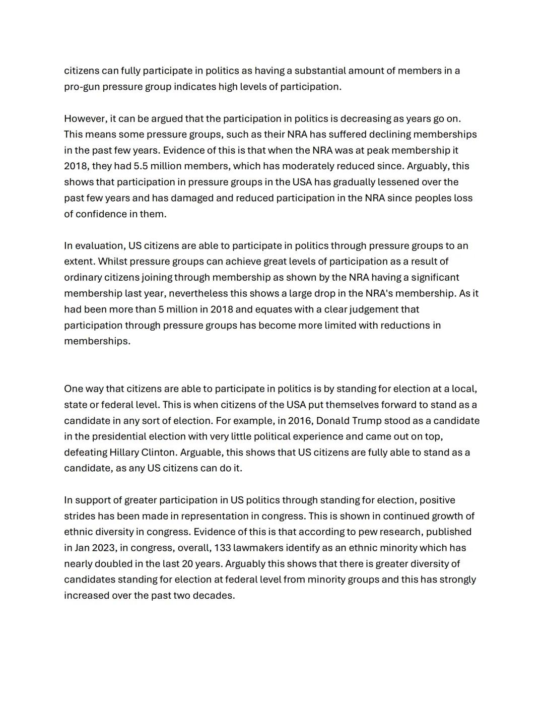 Modern studies essays
Participation
In the US citizens can. Participate in politics in many ways. The rights of all Americans are
enshrine