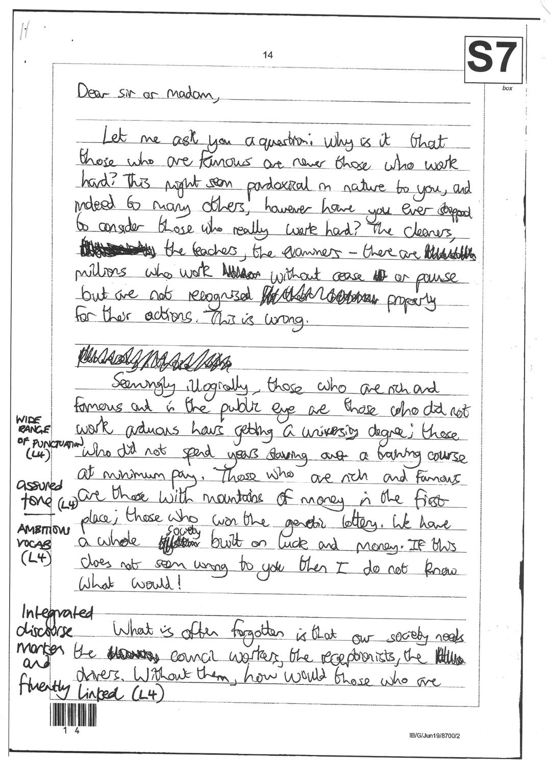 H
WIDE
RANGE
Dear Sir or madam,
14
Let
me ask you a question: Why is it that
those who are famous are never those who work
hard? This night