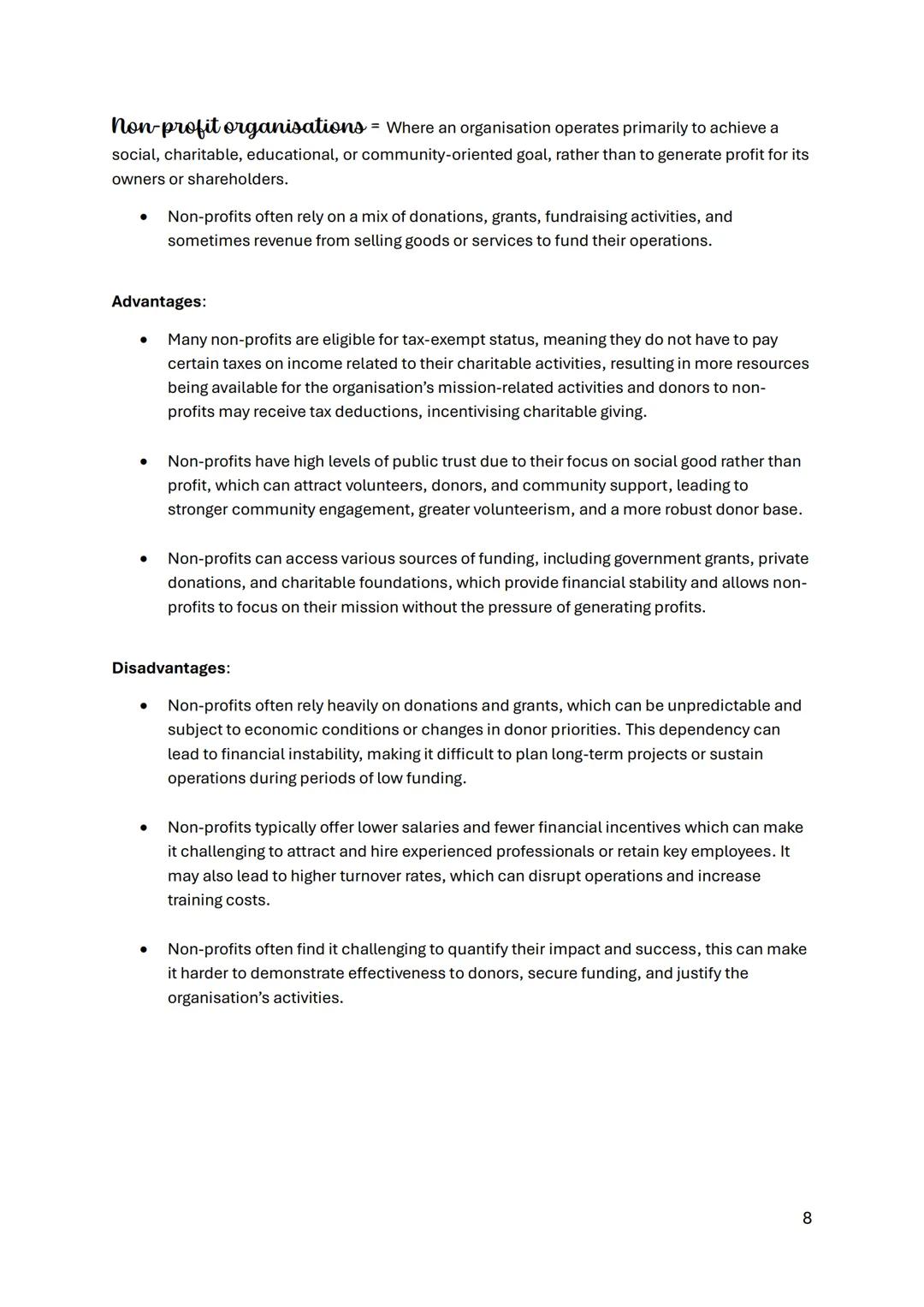 3.1 What is business?
3.1.1 Understanding the nature and purpose of business:
Why businesses exist?
A business is an organisation that exist
