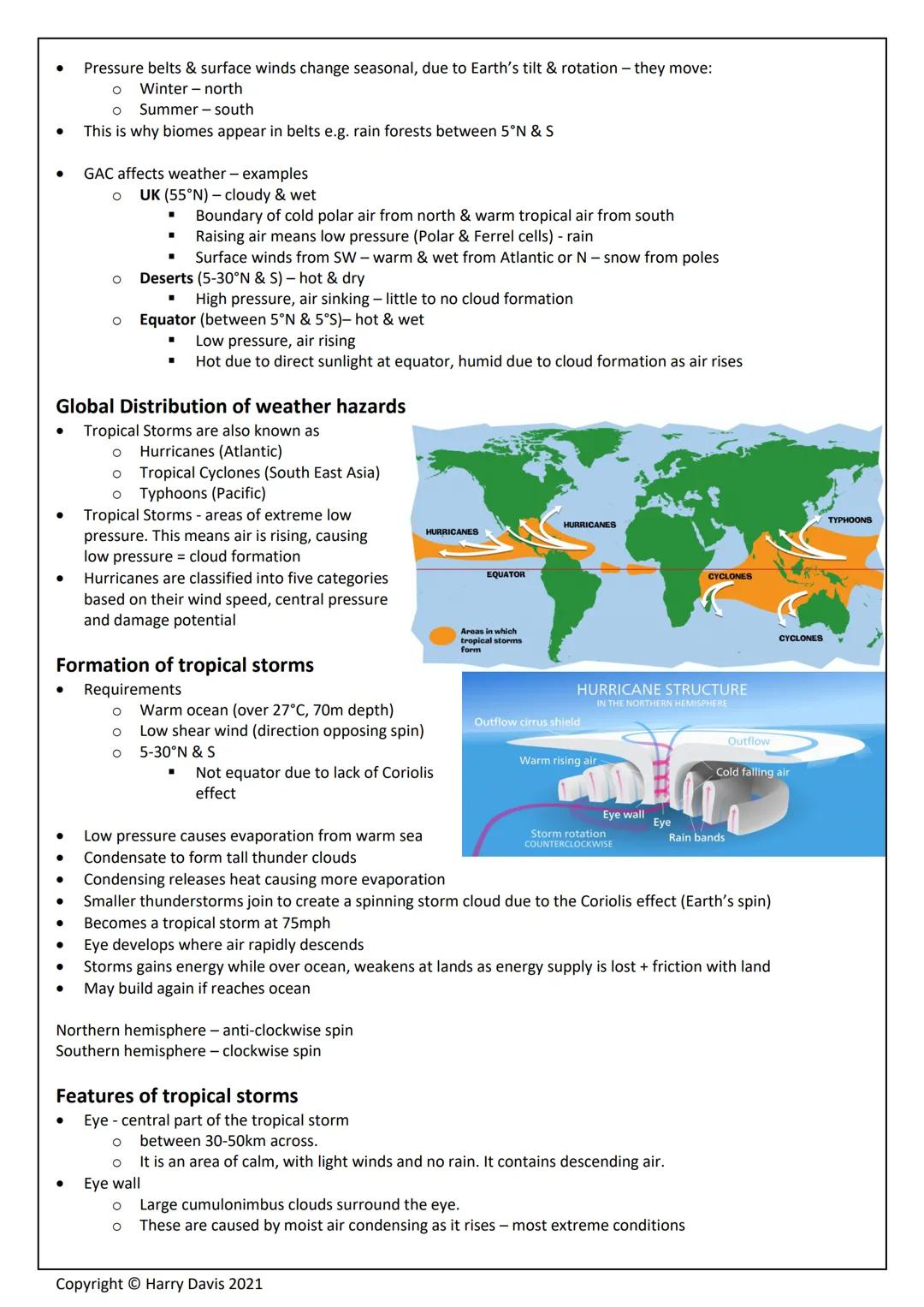 # GEOGRAPHY
# REVISION
PHYSICAL
Natural Hazards
Living World
Physical Landscapes
Copyright ยฉ Harry Davis 2021 # Topic 1 - Natural Hazard