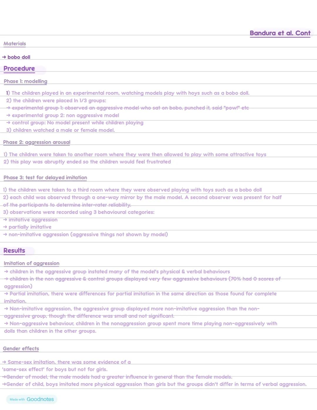 --- OCR Start ---
Bandura et al.
On aggression
Background
Learning theory
The behaviourist perspective in psychology suggests that all behav