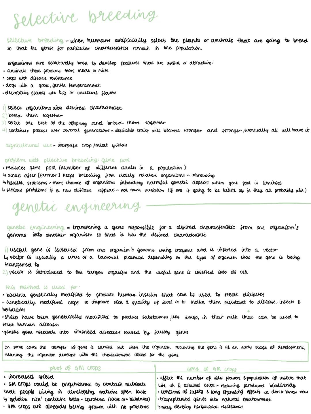 --- OCR Start ---
dna
Chromosomes = long molecules of DNA
DNA = chemical that all genetic material in a cell is made from
↳ contains coded i