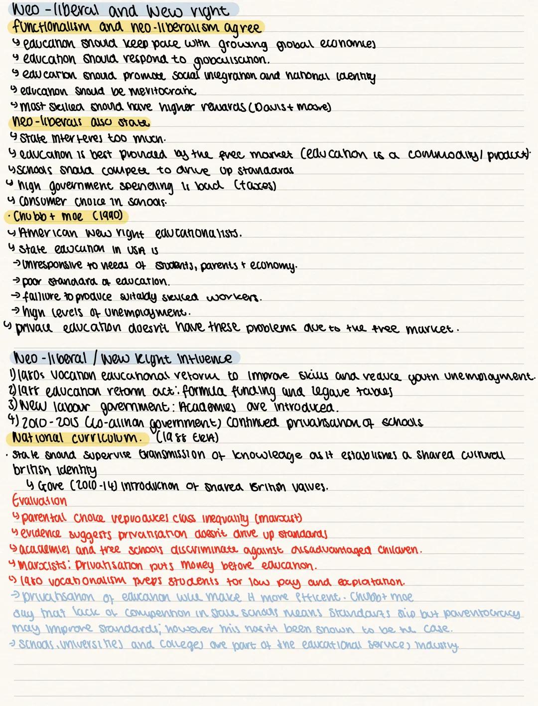 --- OCR Start ---
Role and function of education
funchonacism
Jackson (1968): 'unpublisiced fearuves of school ure'
·Socialisation: Durkheim