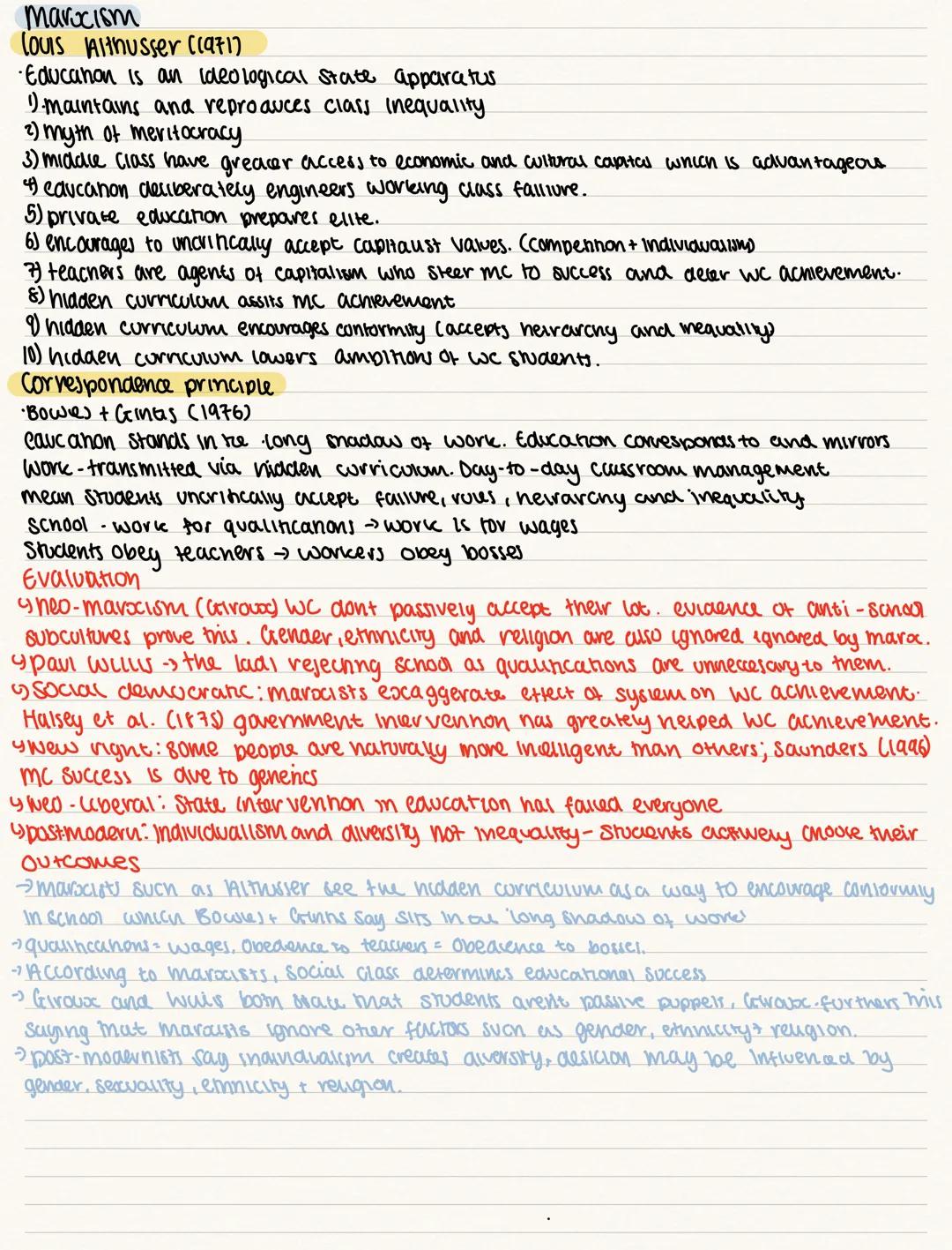 --- OCR Start ---
Role and function of education
funchonacism
Jackson (1968): 'unpublisiced fearuves of school ure'
·Socialisation: Durkheim