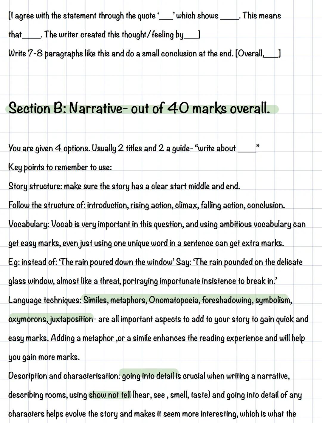 English language paper I revision: eduqas
Question 1: Out of 5. List of five things explicitly mentioned in the text. Write 6!!
Question 2