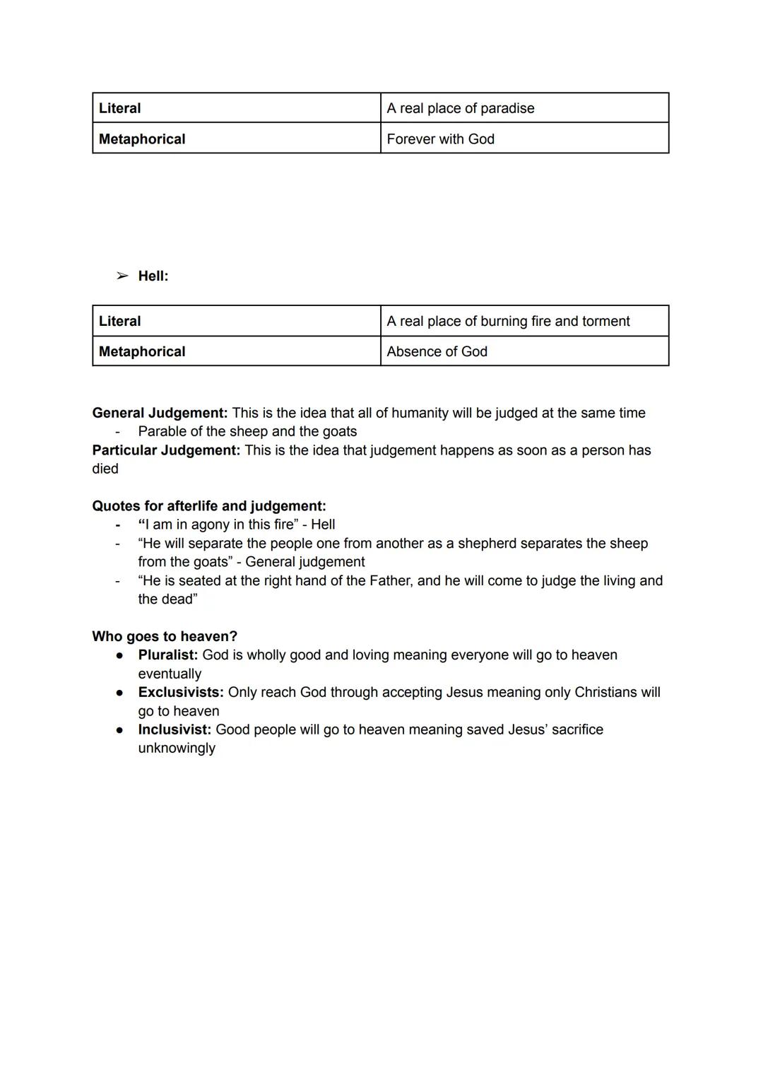 The nature of God:
Anthropomorphism = Describing God in a limiting/human way.
Omnipotent: all powerful
➤ "Nothing is impossible with God"