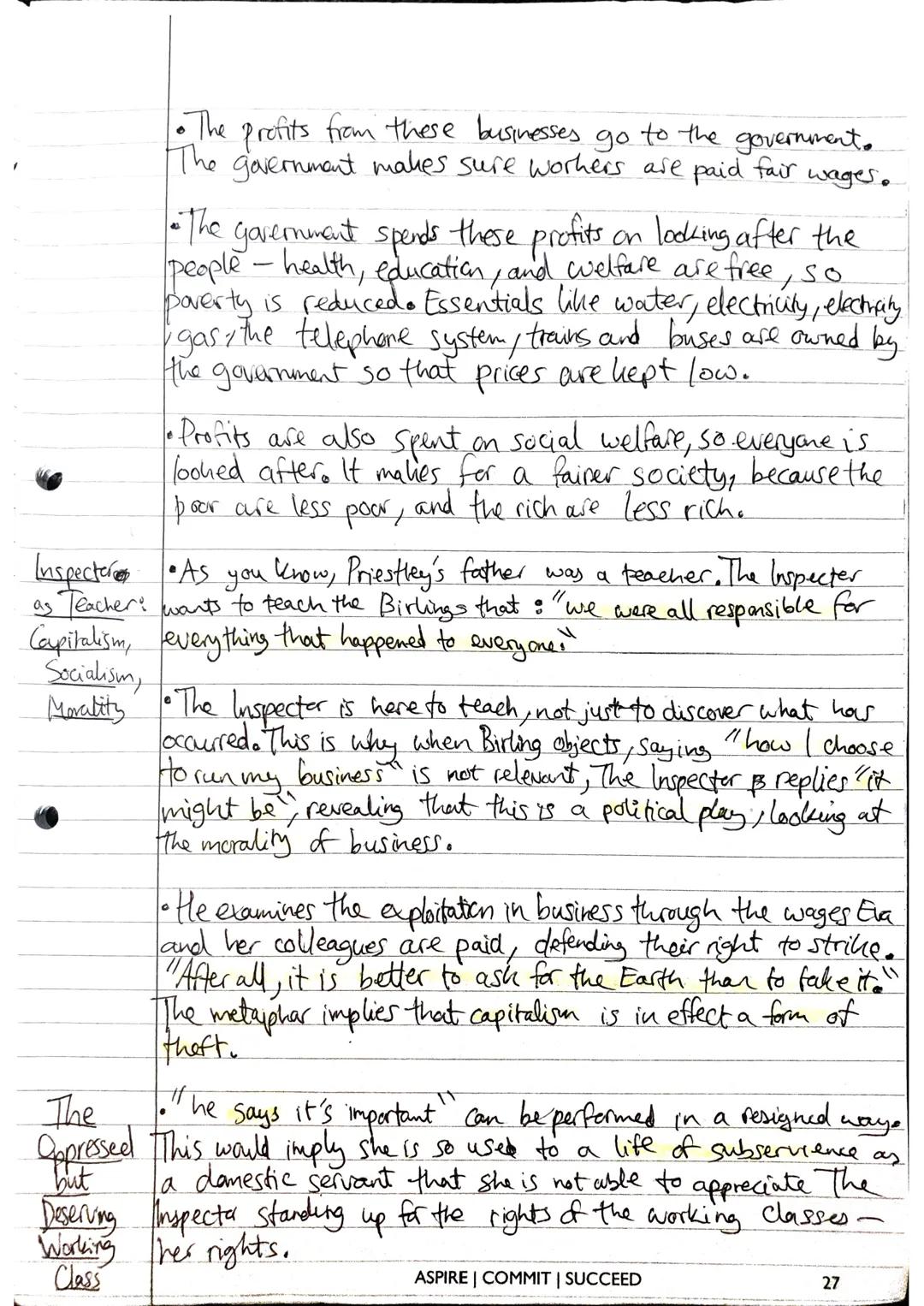 # Themes of `An Inspector Calls`
The Seven Deadly Sins
The
Morality
Play
① Envy - the desire to have an item or experience that someone
el