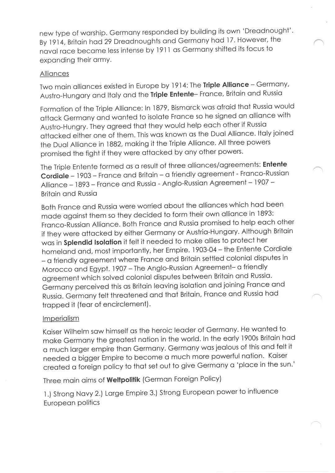 --- OCR Start ---
Conflict and Tension: the First World War, 1894-1918
The causes of the First World War - background
From the spec
• The Al