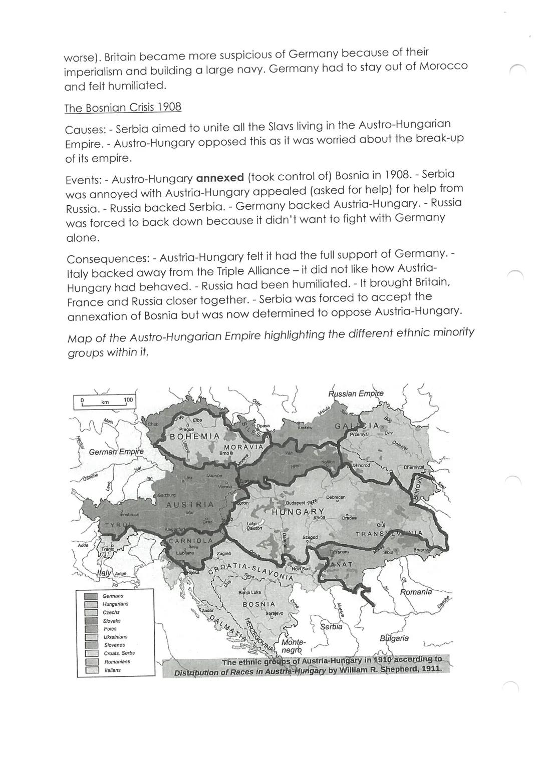 --- OCR Start ---
Conflict and Tension: the First World War, 1894-1918
The causes of the First World War - background
From the spec
• The Al