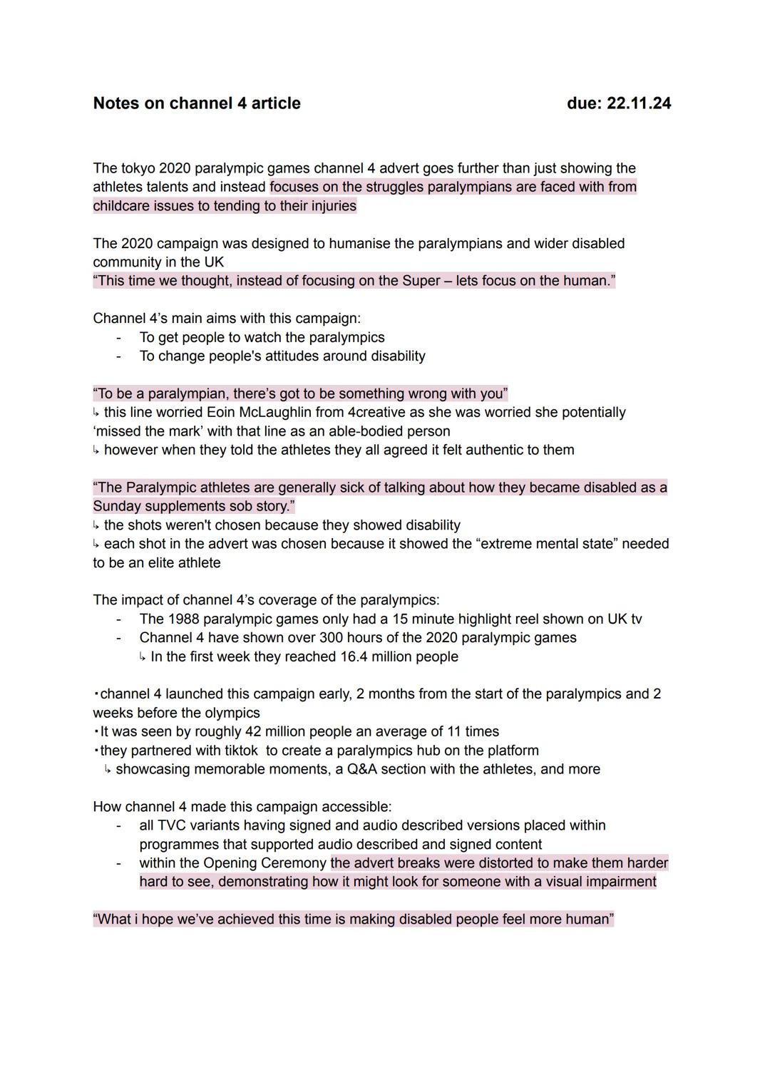 # Super. Human - tokyo 2020 paralympic games
The advertisement super human was created to promote the 2020 paralympic games
cinematographer