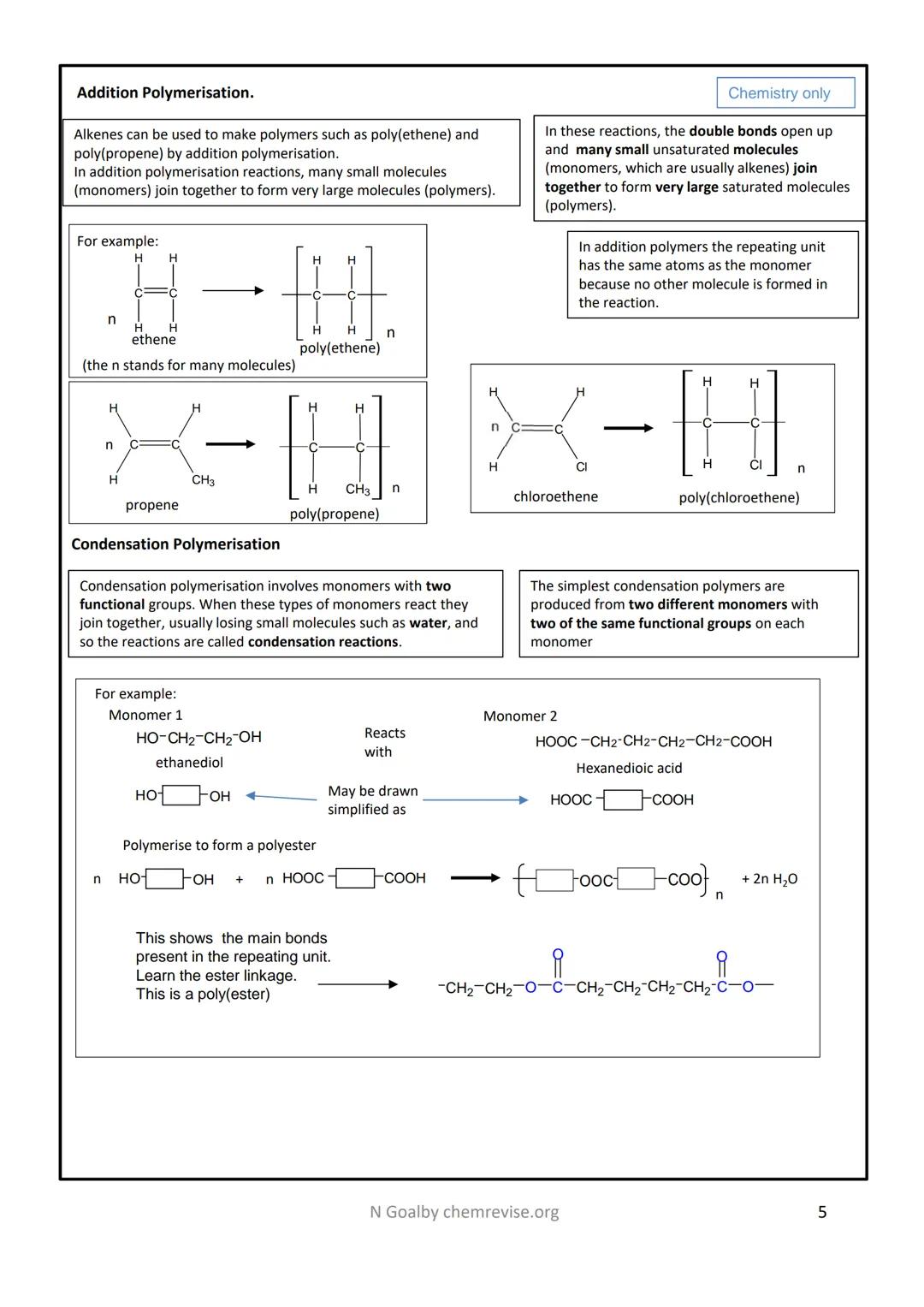 4.7 Organic Chemistry
Crude oil
Crude oil is a finite resource found in rocks. Crude
oil is the remains of an ancient biomass consisting
mai