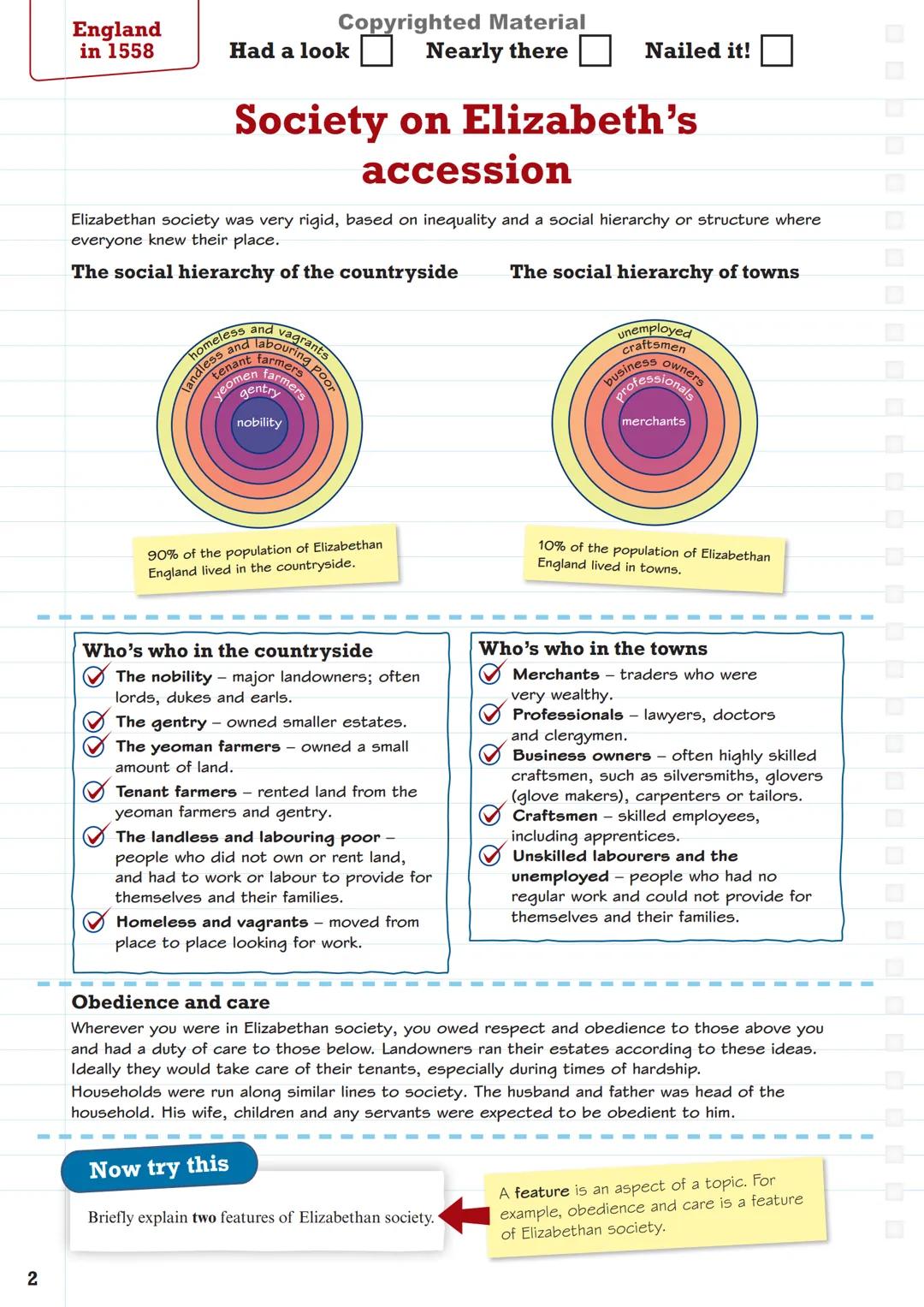 # Pearson
# Revise
Copyrighted Material
# Pearson Edexcel GCSE (9-1)
## History
Early Elizabethan England,
1558-88
# Revision Guide & Workbo
