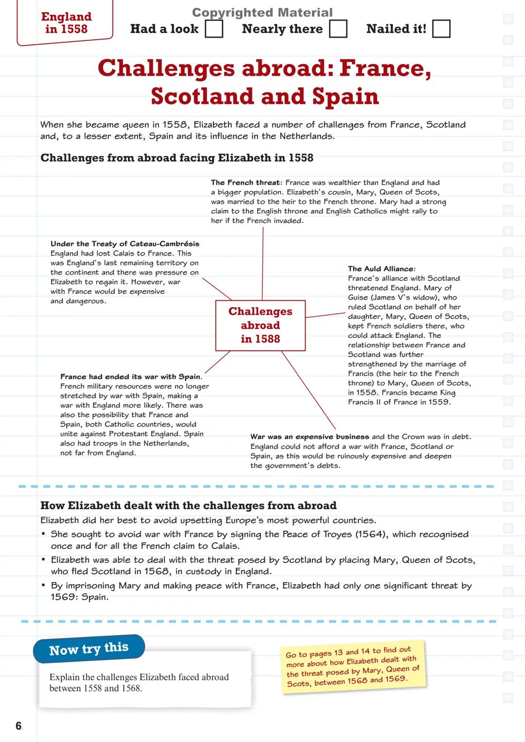 # Pearson
# Revise
Copyrighted Material
# Pearson Edexcel GCSE (9-1)
## History
Early Elizabethan England,
1558-88
# Revision Guide & Workbo