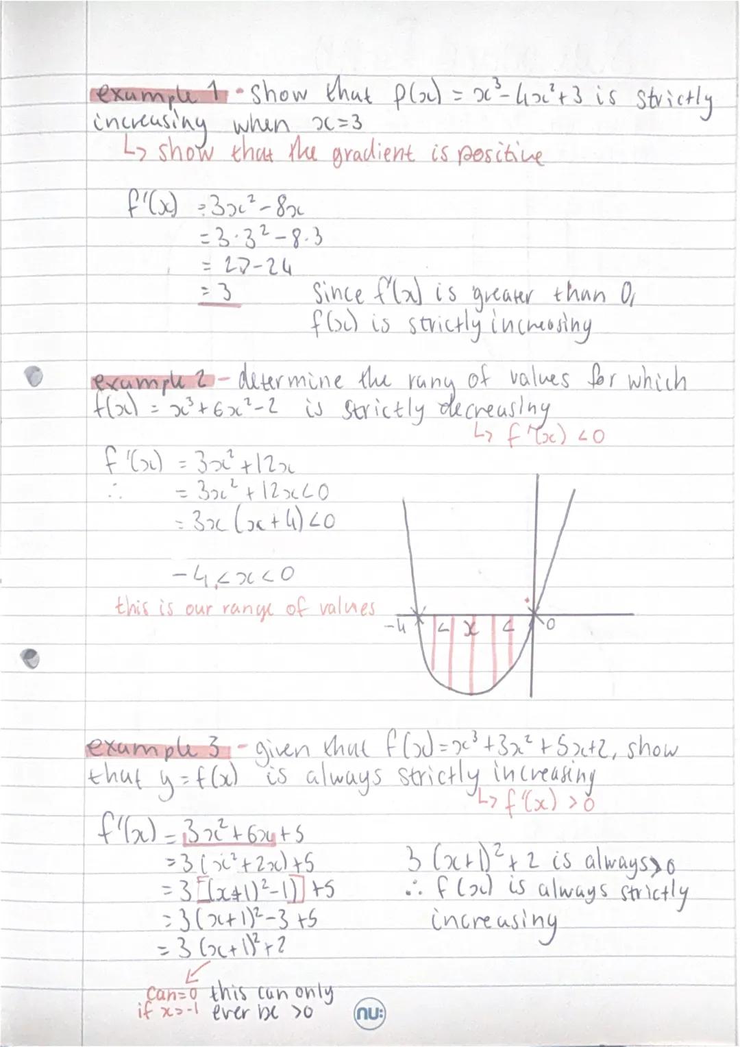 Chill differentiation-L
from N5 we learned the rules of indices.
Rule 1:
$x^a \times x^b = x^{a+b}$
Rule 2:
$x^a \div x^b = x^{a-b}$
Rule 3:
