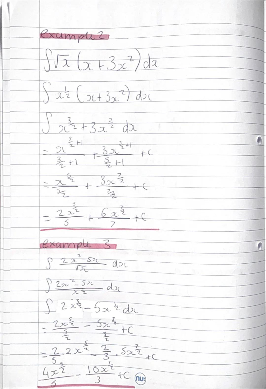 # Ch12 - Integration (1)
if $y = f(x)$ then we can differentiate to get
$\frac{dy}{dx} = f'(x)$
to integrate is to reverse the process
in g