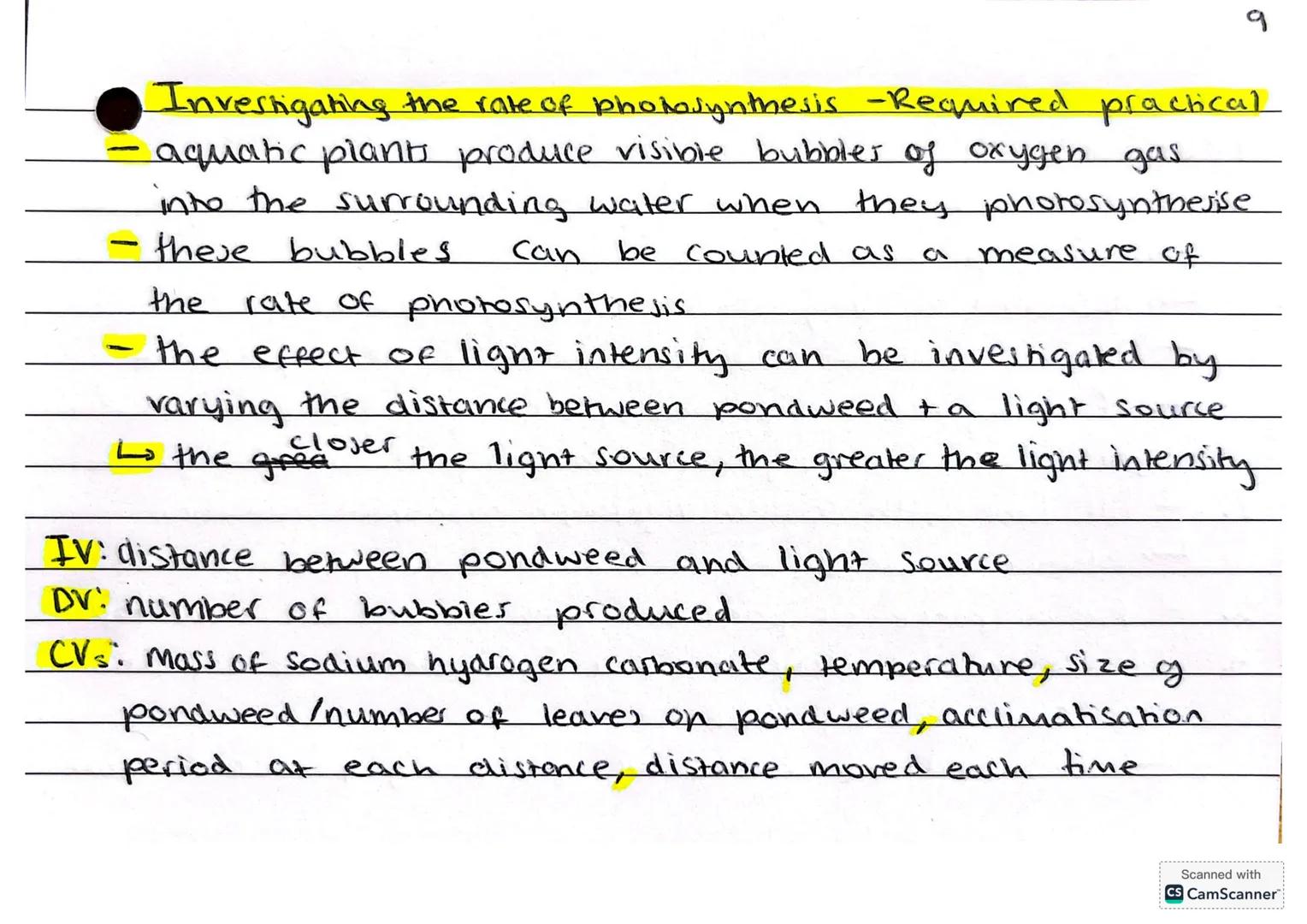 B8 - Photosynthesis
differences between animal + plant cells:
- plant cells have a cell wall to maintain
Structure , vacuole to absorb $\fr