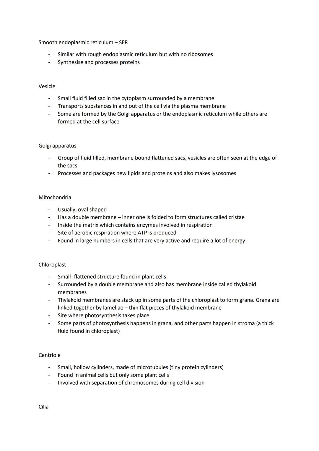 # Biology revision - exam practice
# Cell structure
- Cells and organelles
- Organelles working together
- Prokaryotic cells
- How micro
