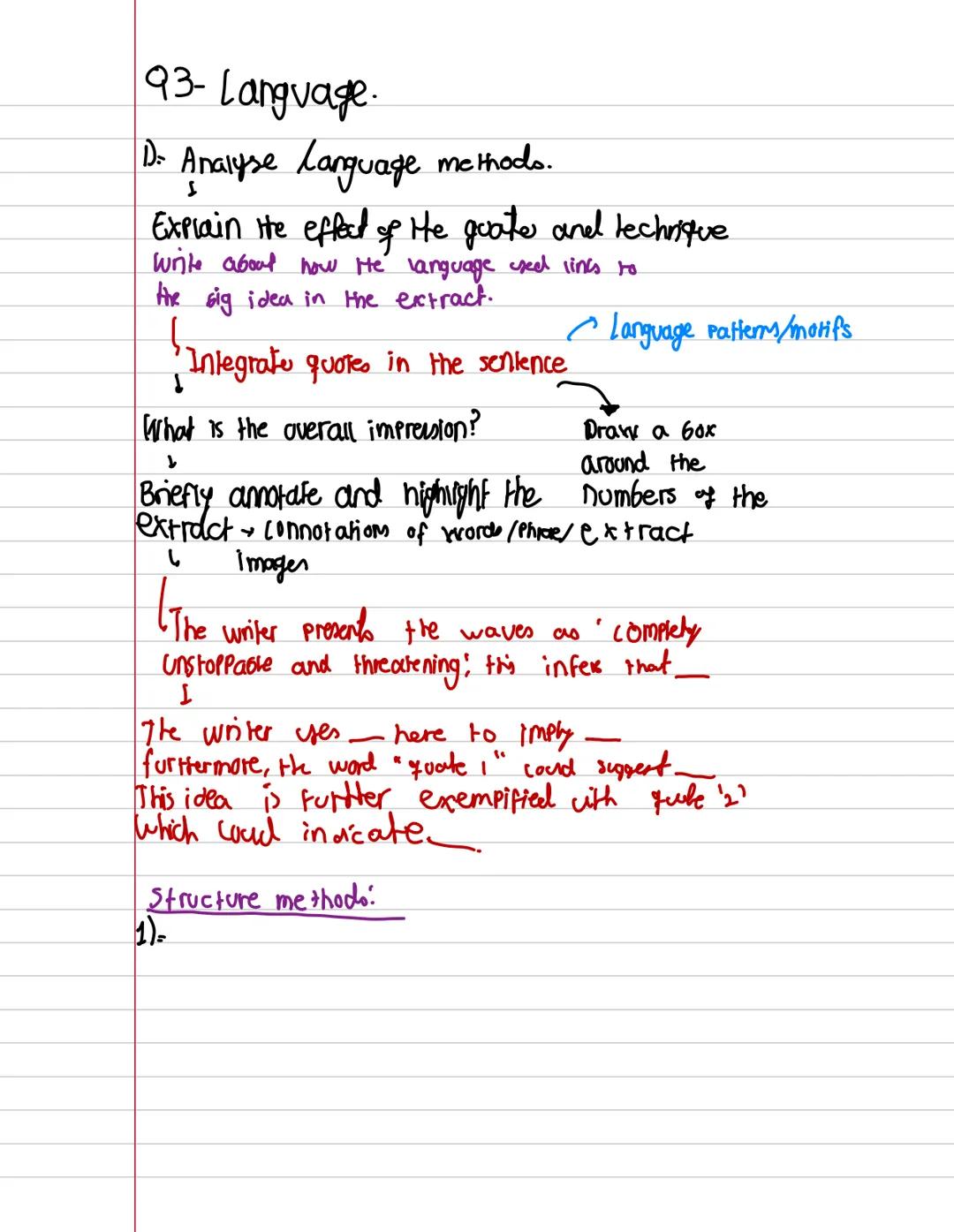 Language P2 # English Language P2
Reading Time
* Use this to actually read both texts!
* Highlight elements for each questions in
diffe