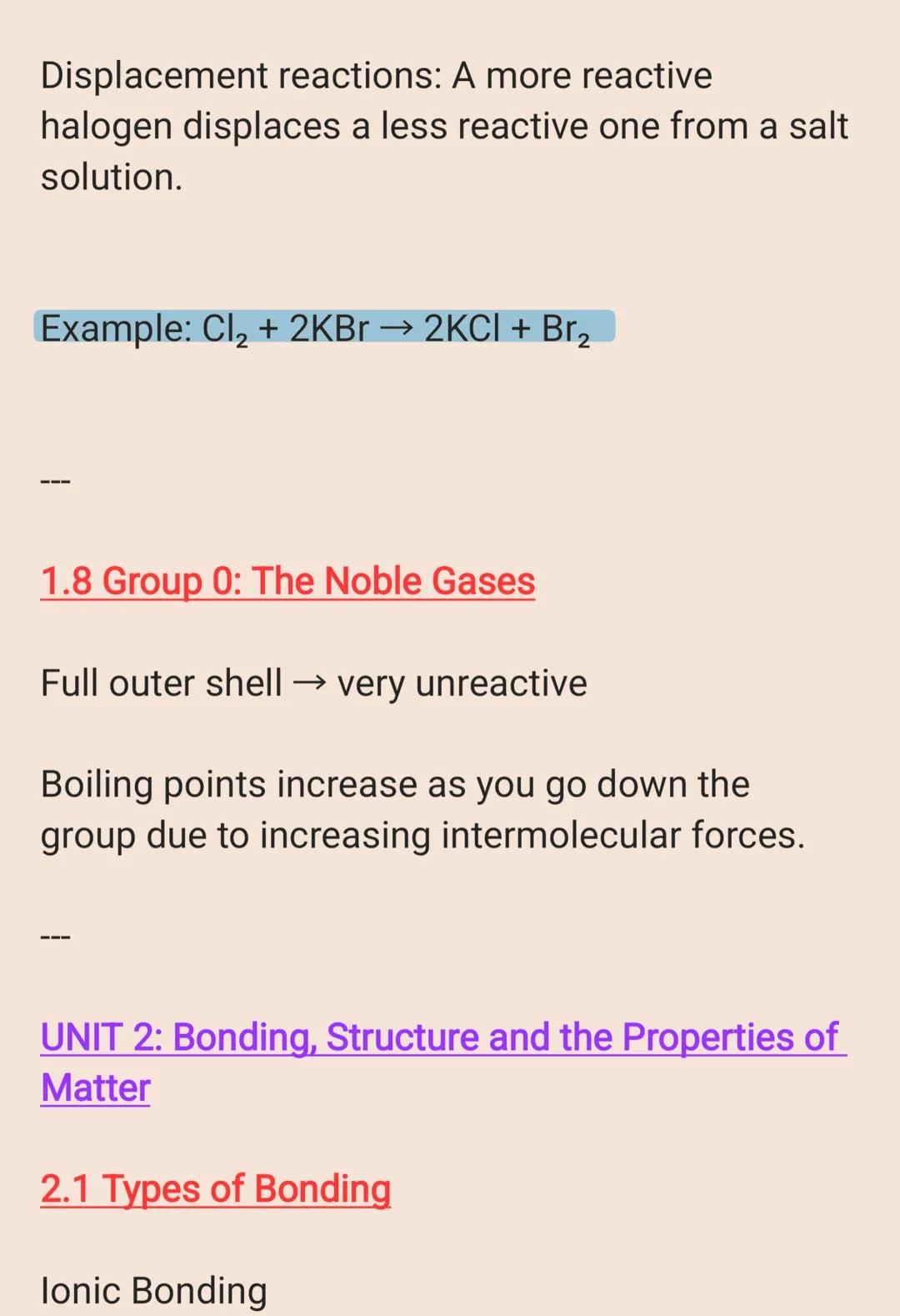 UNIT 1: Atomic Structure and the Periodic Table
1.1 Atoms, Elements, and Compounds:
Atoms are the smallest part of an element. They
contai