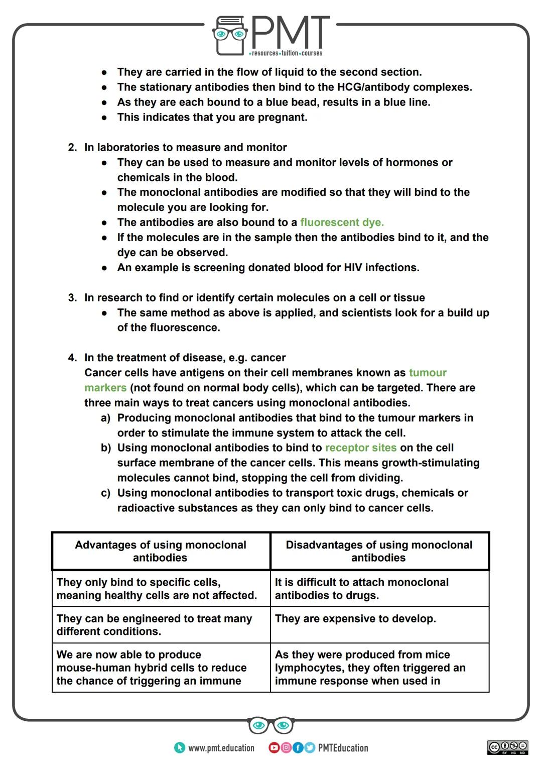 --- OCR Start ---
PMT
-resources-tuition-courses
AQA Biology GCSE
Topic 3: Infection and Response
Notes
Content in bold is for higher tier o
