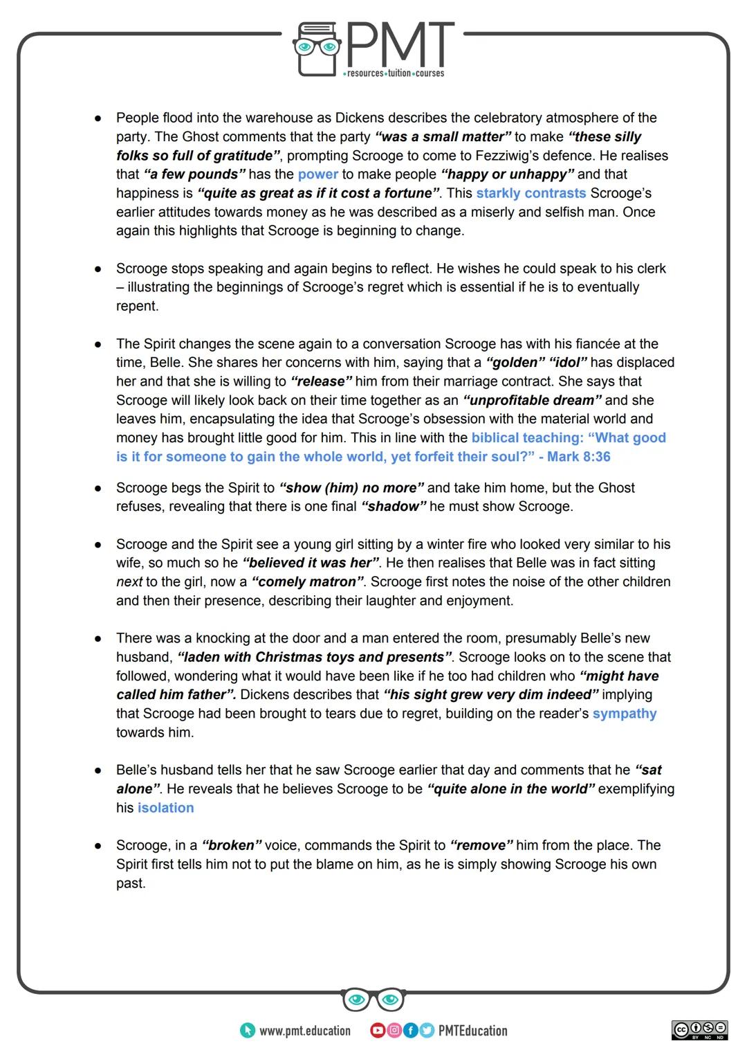 PMT
-resources-tuition-courses
# AQA English Literature GCSE
## A Christmas Carol
Overview of Text
This work by PMT Education is license