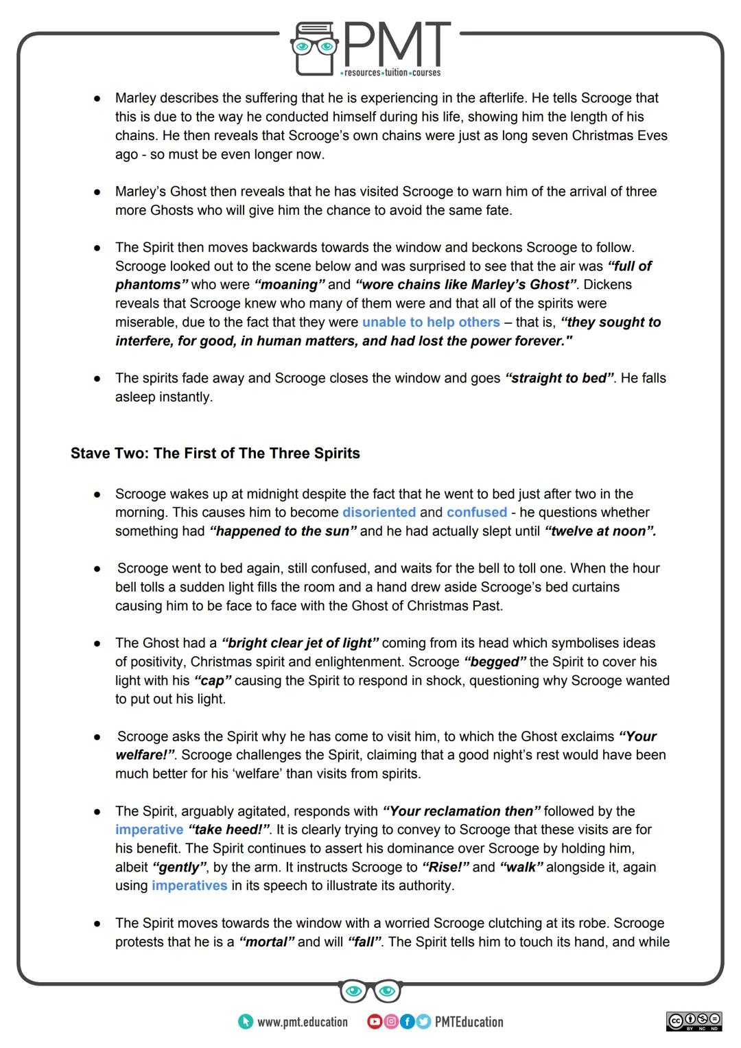 PMT
-resources-tuition-courses
# AQA English Literature GCSE
## A Christmas Carol
Overview of Text
This work by PMT Education is license