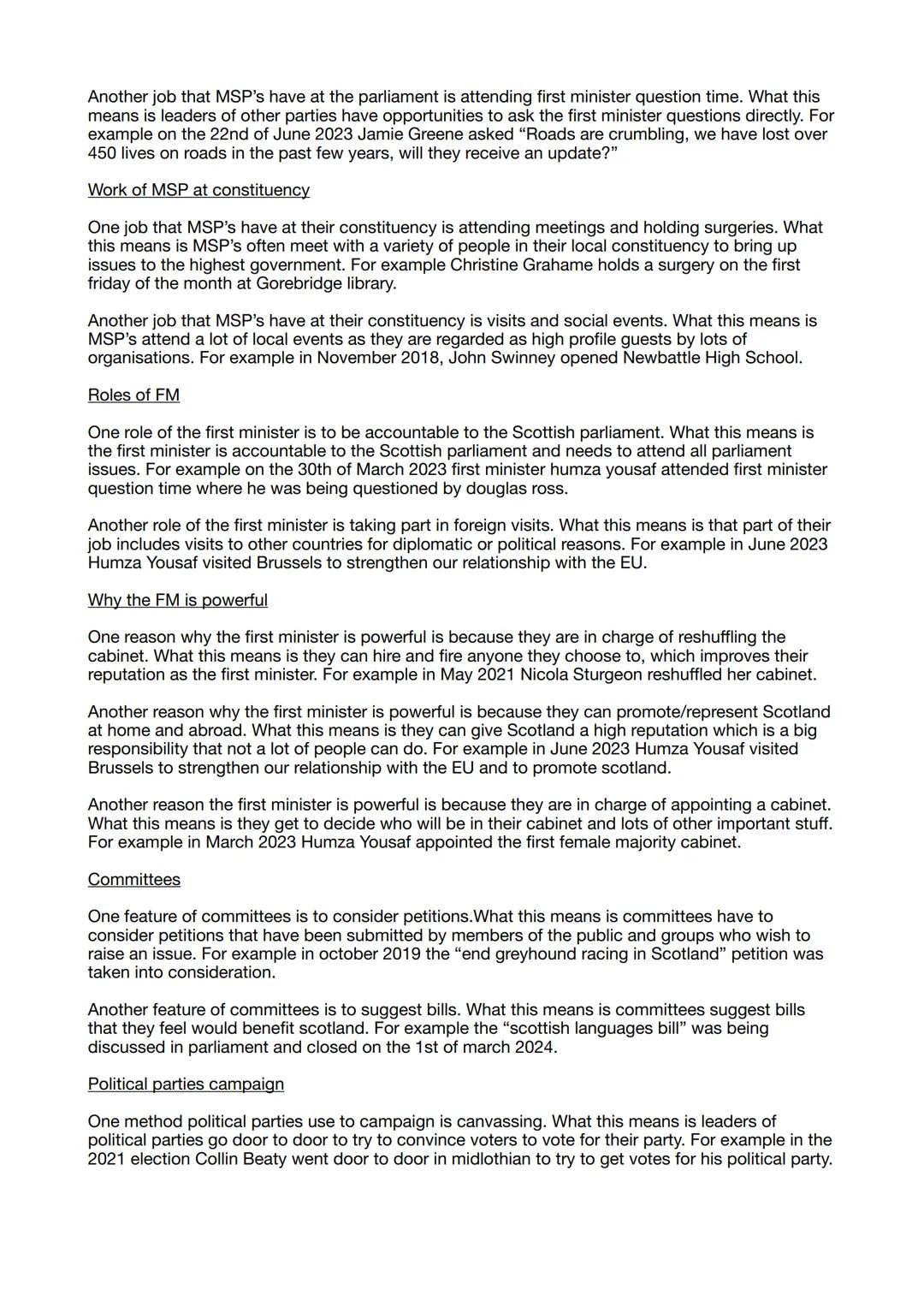 # Democracy in Scotland
## Rights of citizens
One right citizens have in Scotland is the right to vote. What this means is people in Scotl