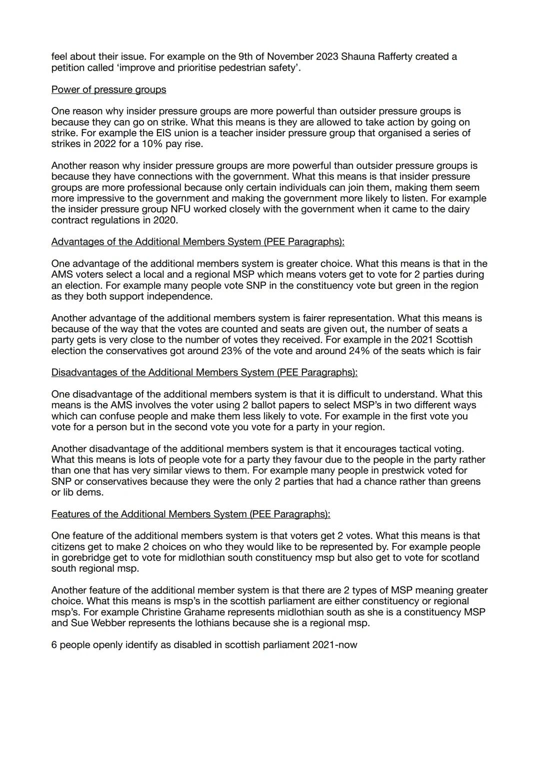 # Democracy in Scotland
## Rights of citizens
One right citizens have in Scotland is the right to vote. What this means is people in Scotl