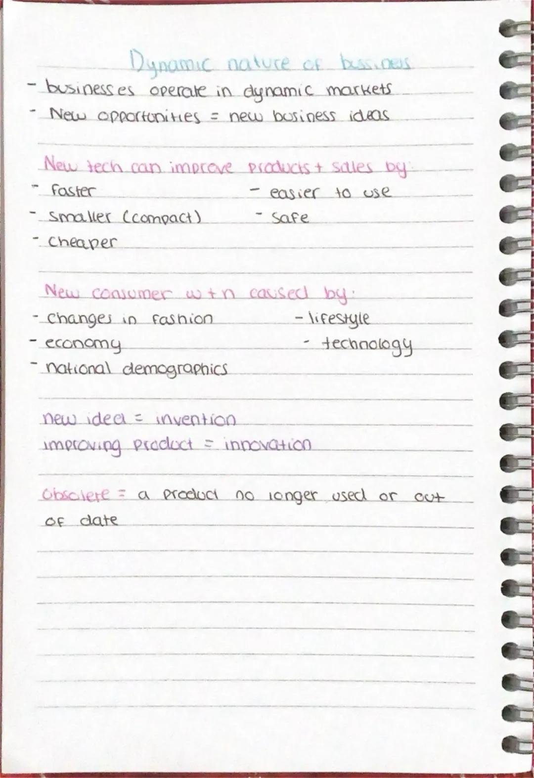 GCSE Edexcel Business Paper 1