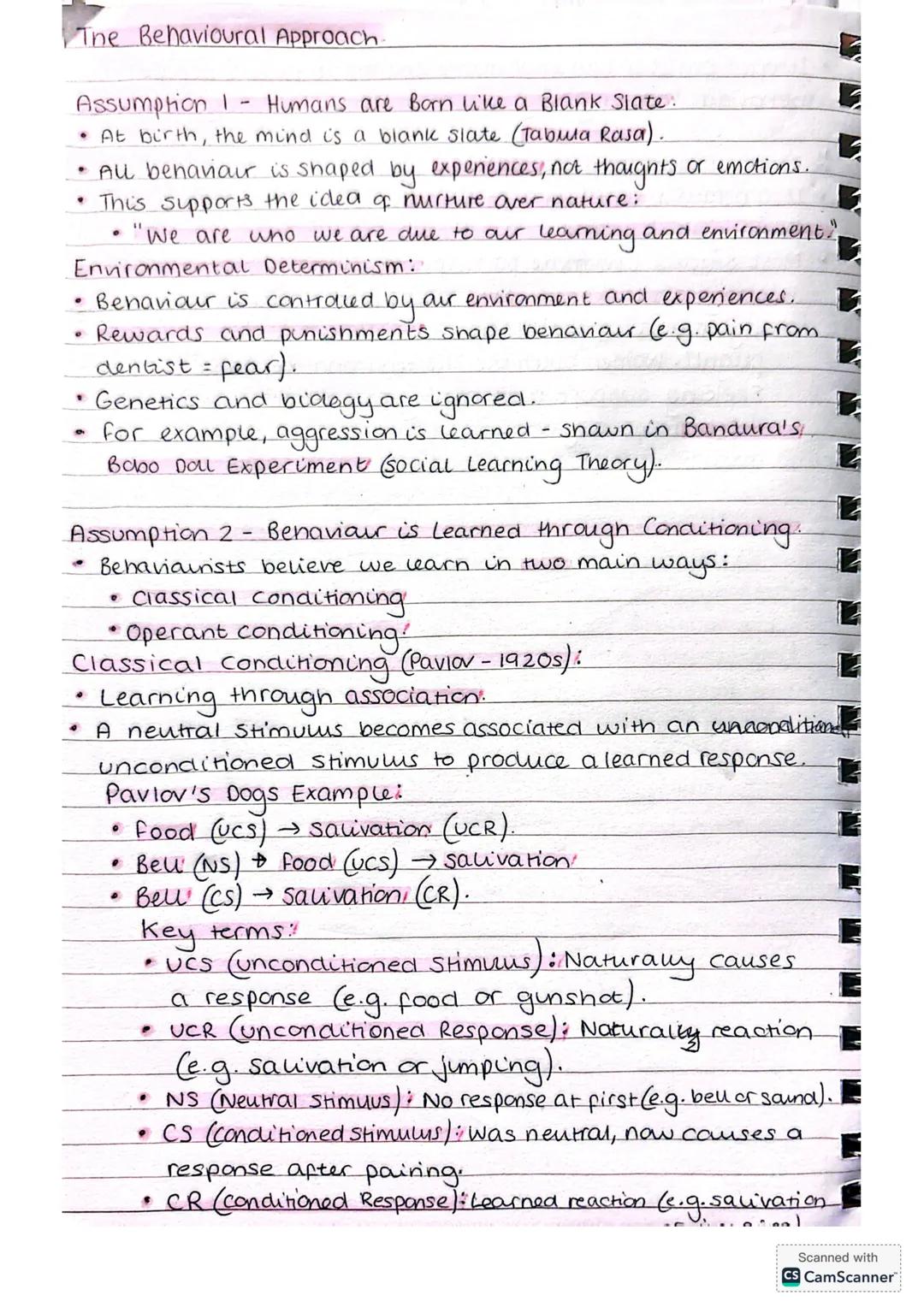 # The Behavioural Approach
Assumption 1 Humans are Born like a Blank Slate:
* At birth, the mind is a blank slate (Tabula Rasa).
* Alu