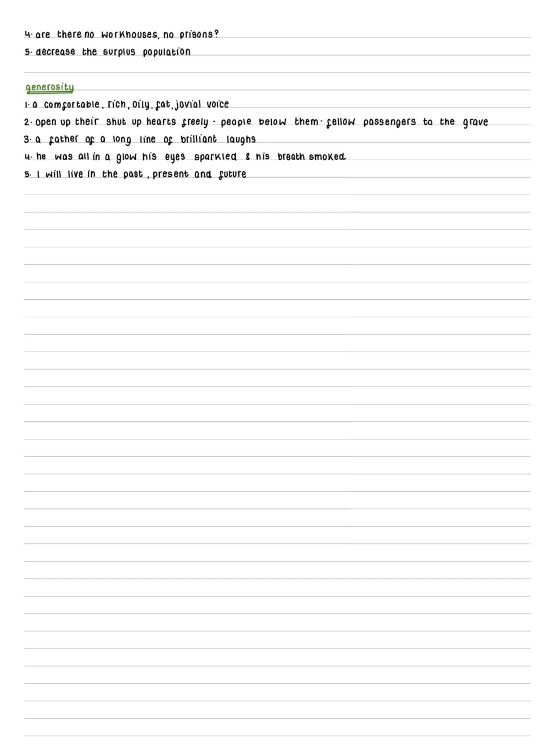 # A Christmas Carol Quote Bank
Christmas
1. a comfortable, rich, oily, fat jovial voice
2. a time for finding yourself a year older but not